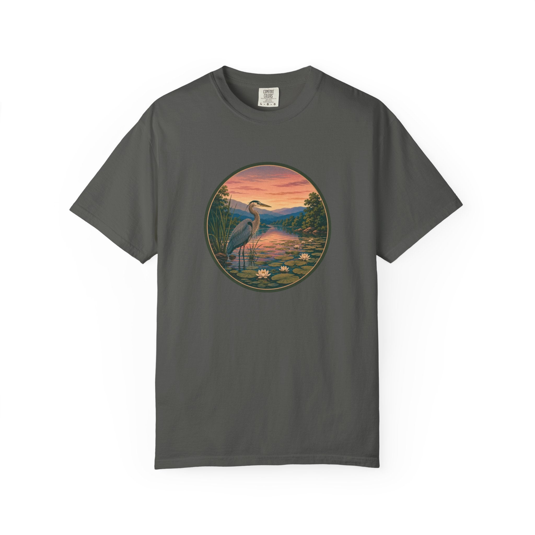 Heron Sunset T-Shirt