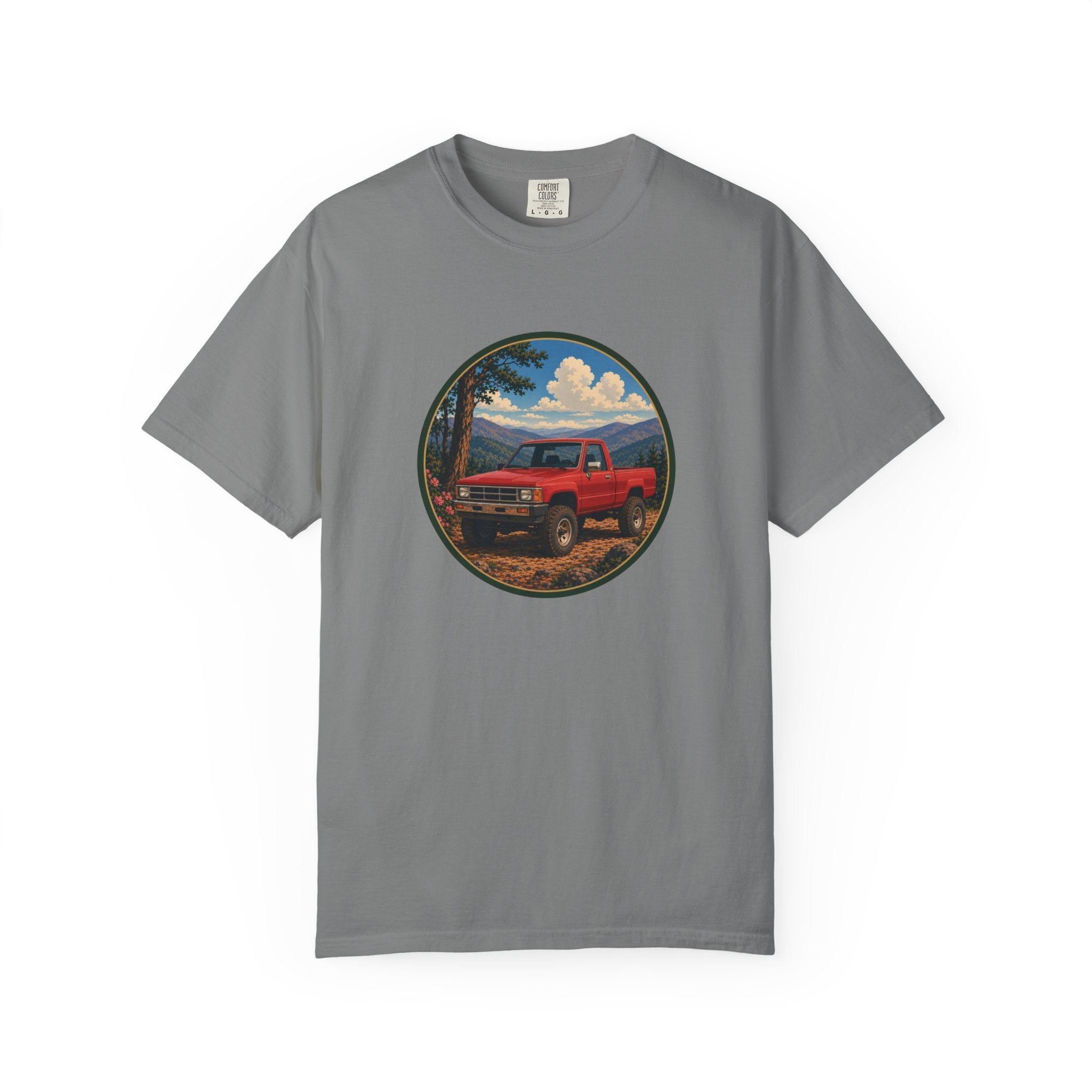 Adventure Truck T-Shirt — Vintage Red 4x4 Off-Road Graphic Tee