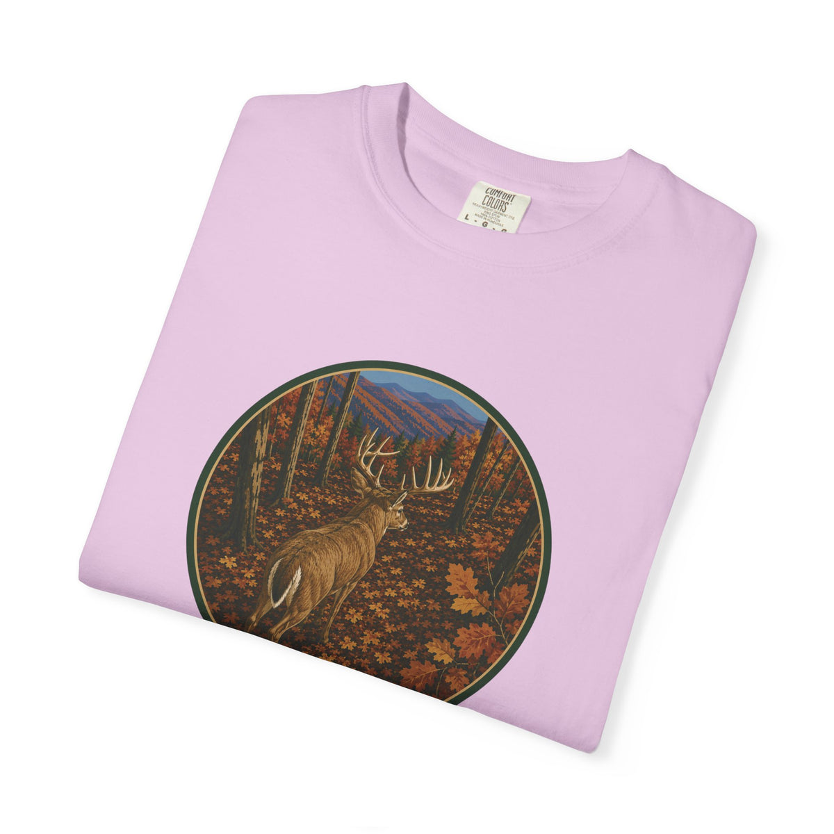 Trophy Whitetail Graphic T-Shirt — Buck in Rut Nature Tee