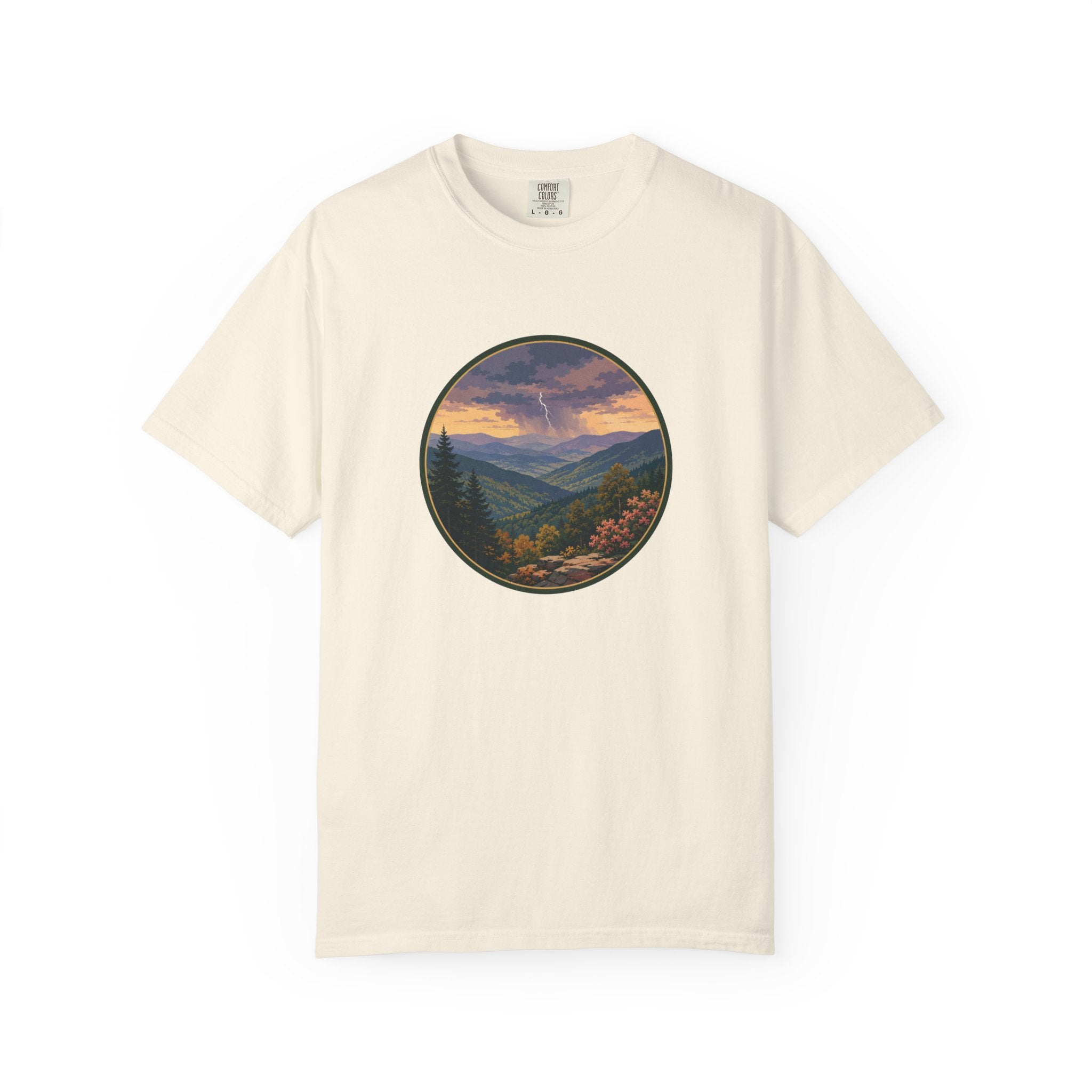 Scenic Blue Ridge Mountain Thunderstorm T-Shirt