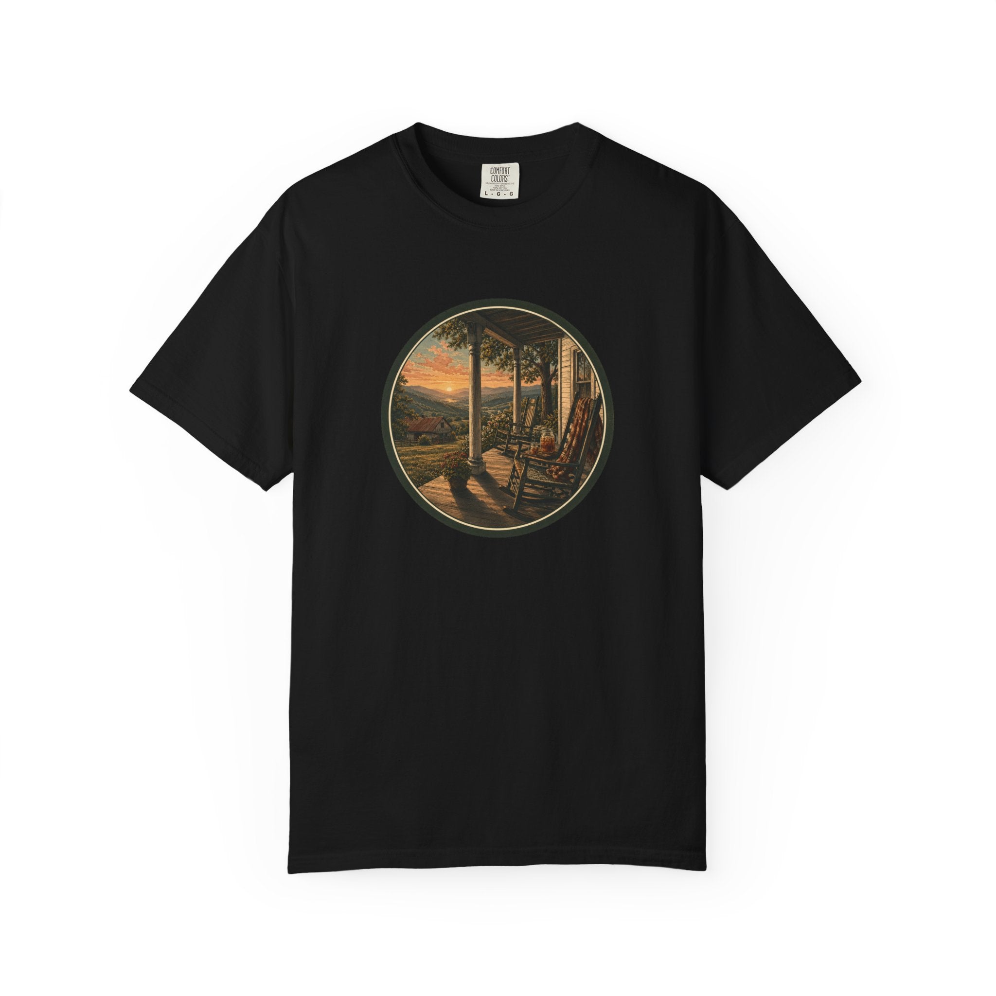 Scenic Porch Sunset T-Shirt
