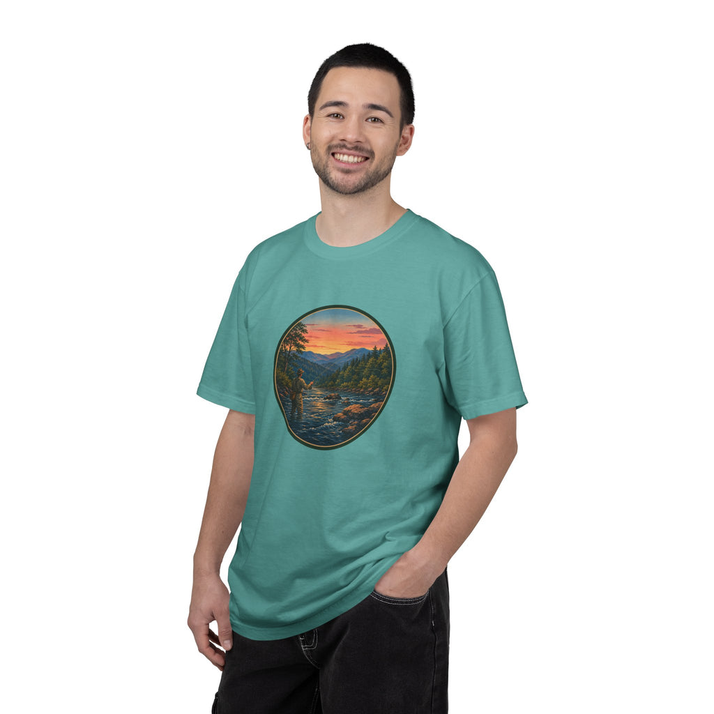 Sunset River Fly Fishing T-Shirt