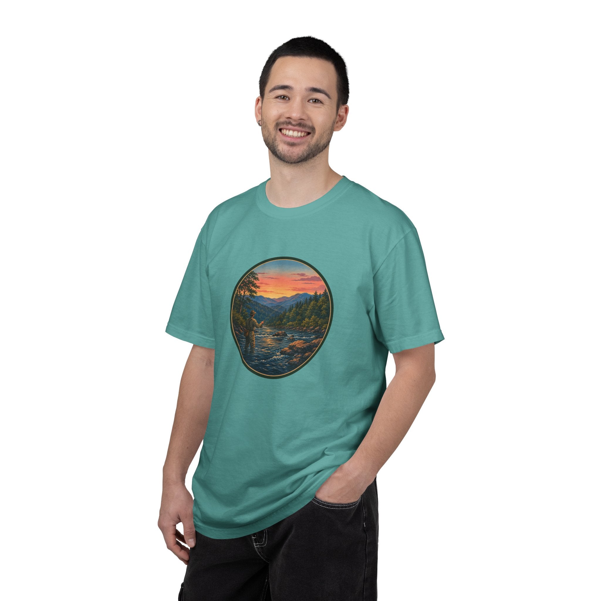 Sunset River Fly Fishing T-Shirt