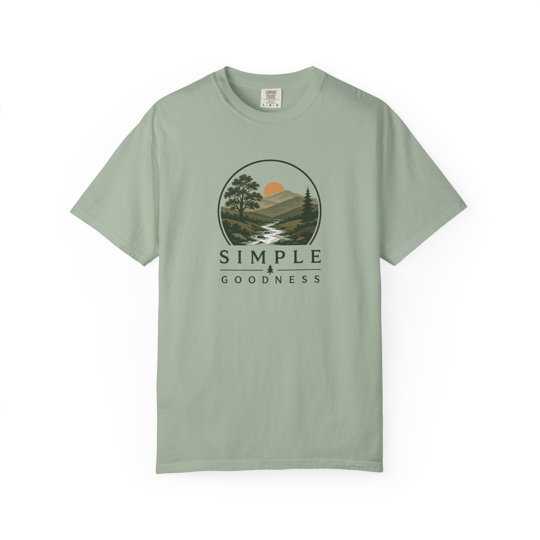 Simple Goodness Logo T-Shirt — Nature Landscape Graphic Tee
