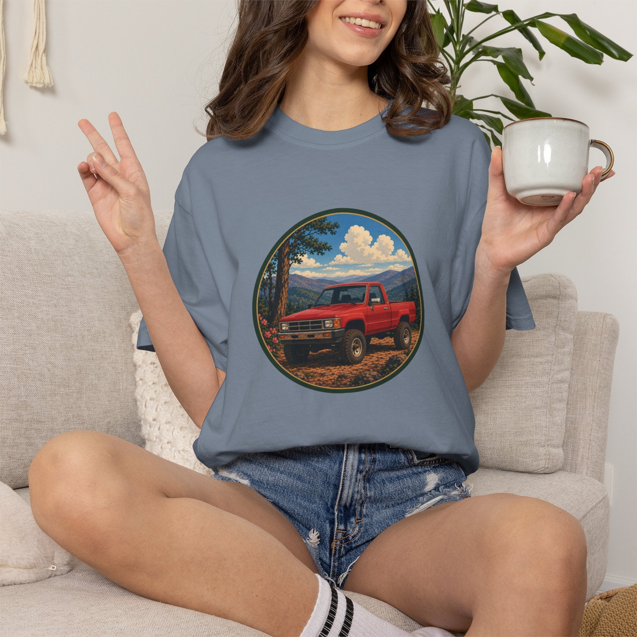 Adventure Truck T-Shirt — Vintage Red 4x4 Off-Road Graphic Tee