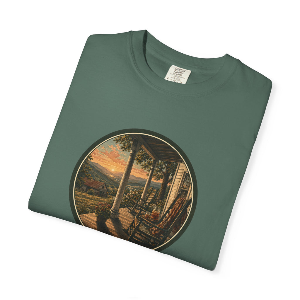 Scenic Porch Sunset T-Shirt