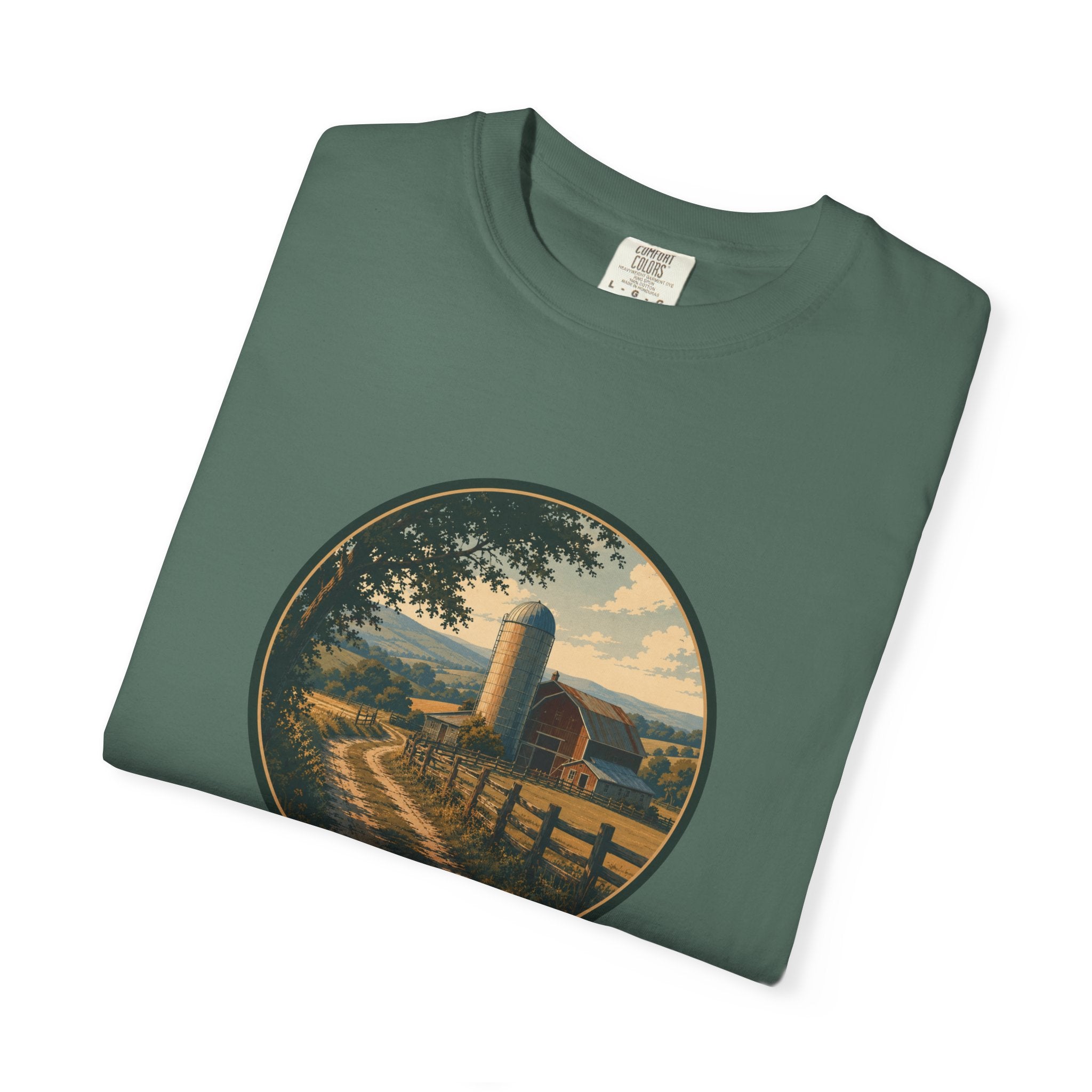 Barn and Farm Country T-Shirt - Vintage Farm Graphic