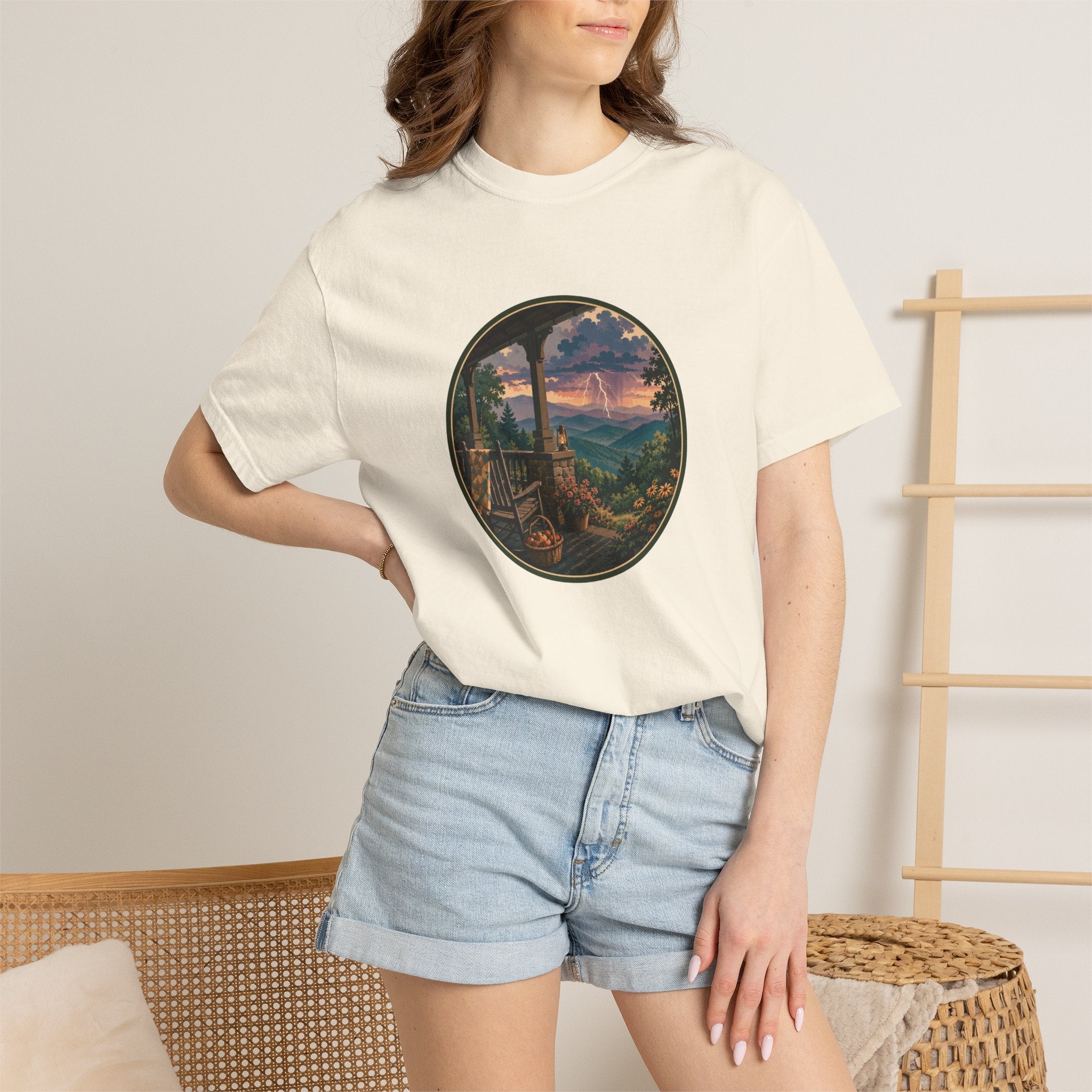 Scenic Mountain Storm T-Shirt