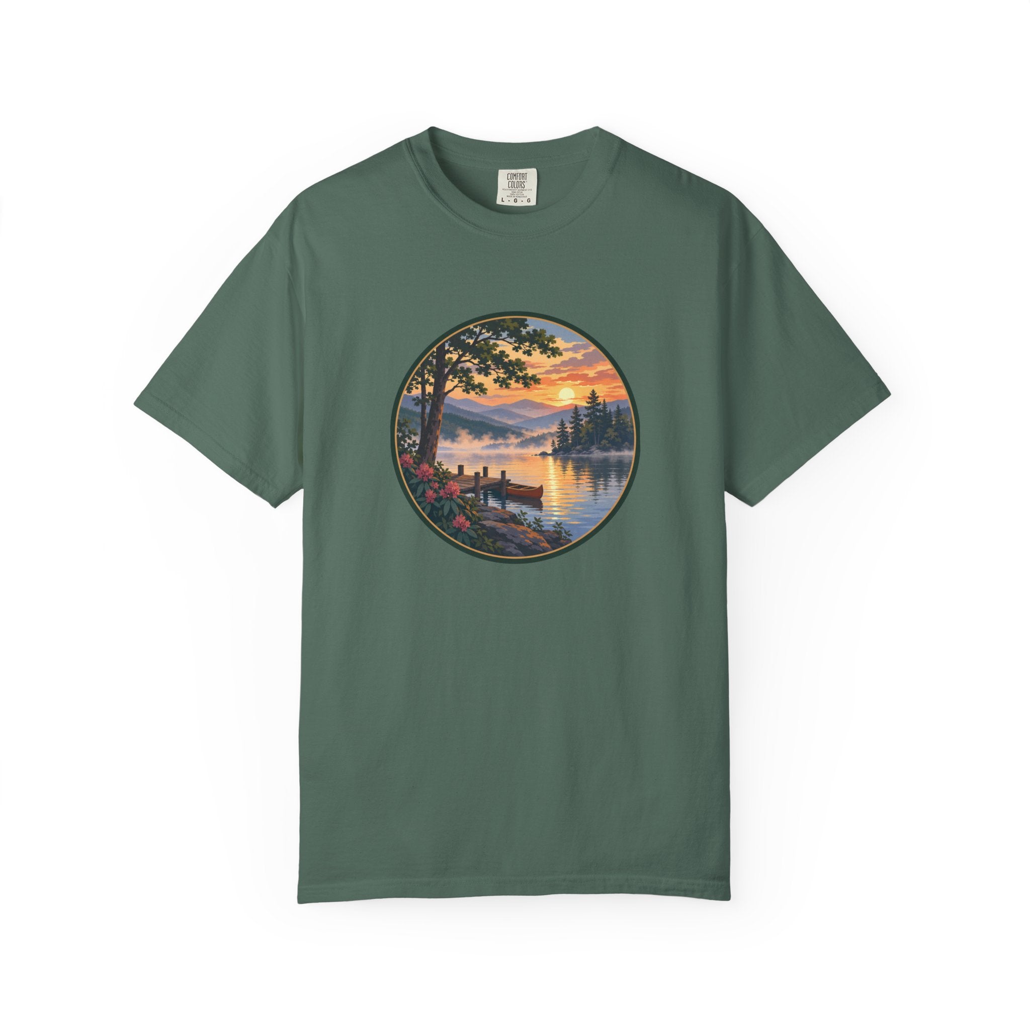 Scenic Lake Sunrise T-Shirt