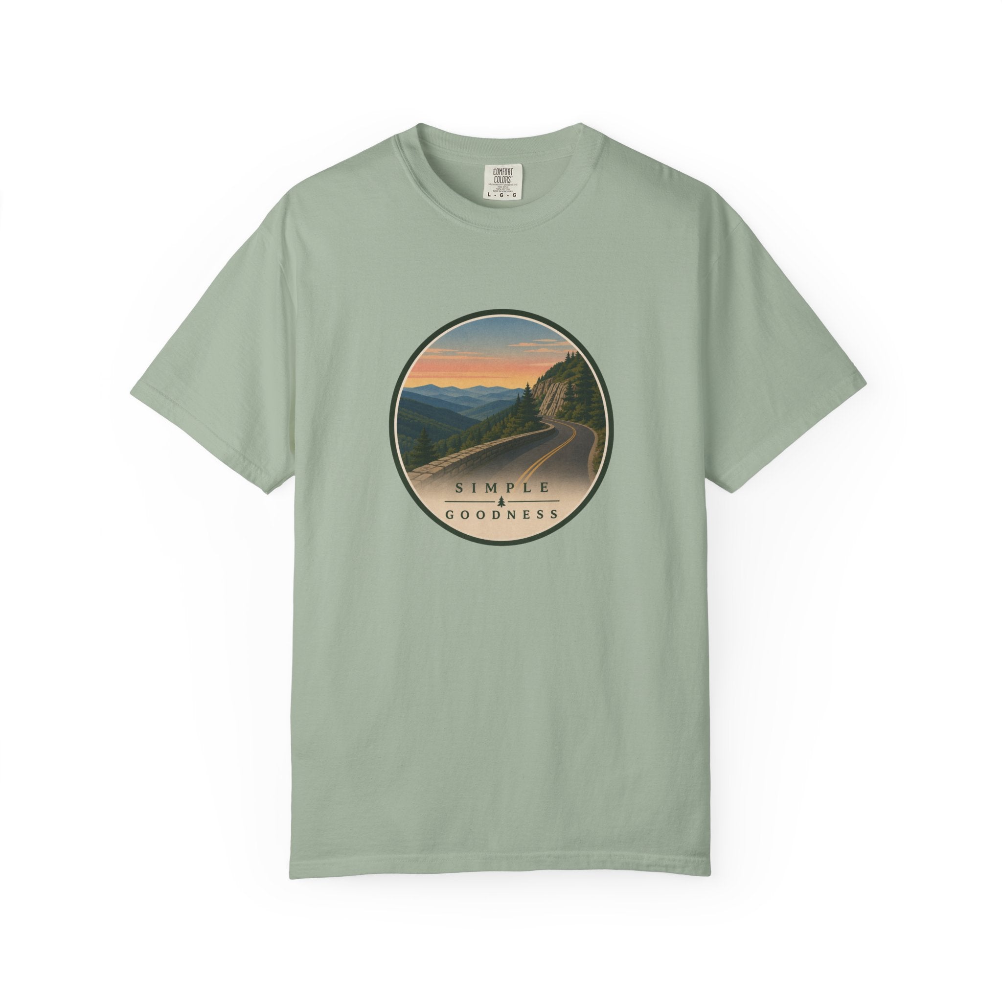 Scenic Sunset Road T-Shirt — Simple Goodness Graphic Tee