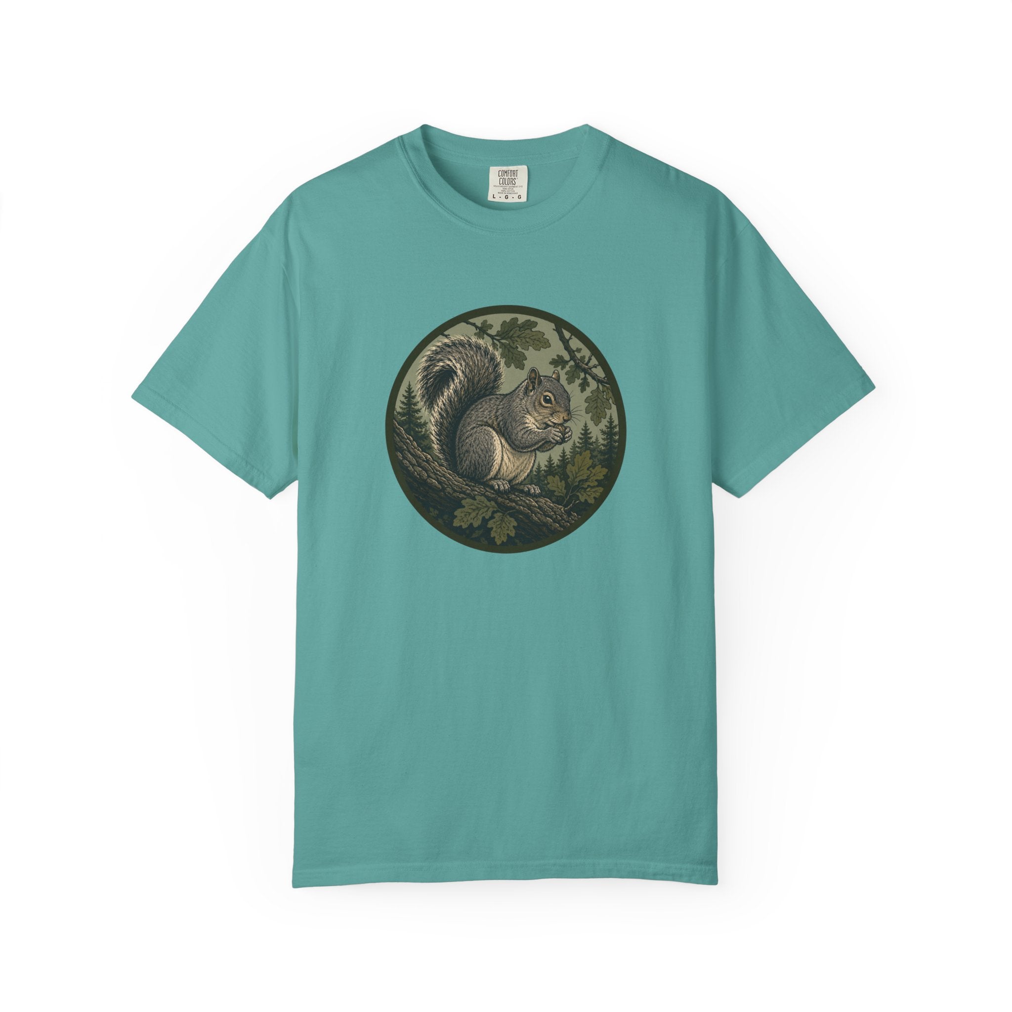 Squirrel Circle Graphic T-Shirt