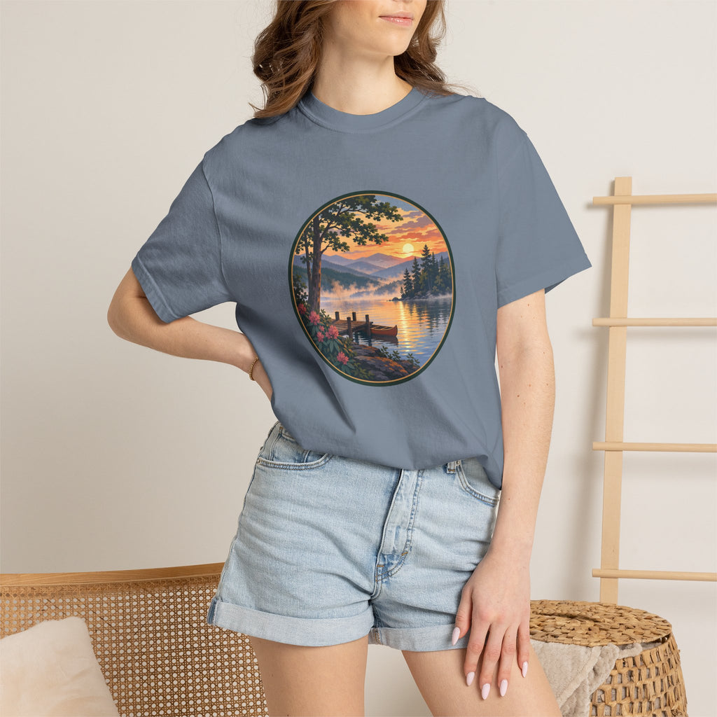 Scenic Lake Sunrise T-Shirt