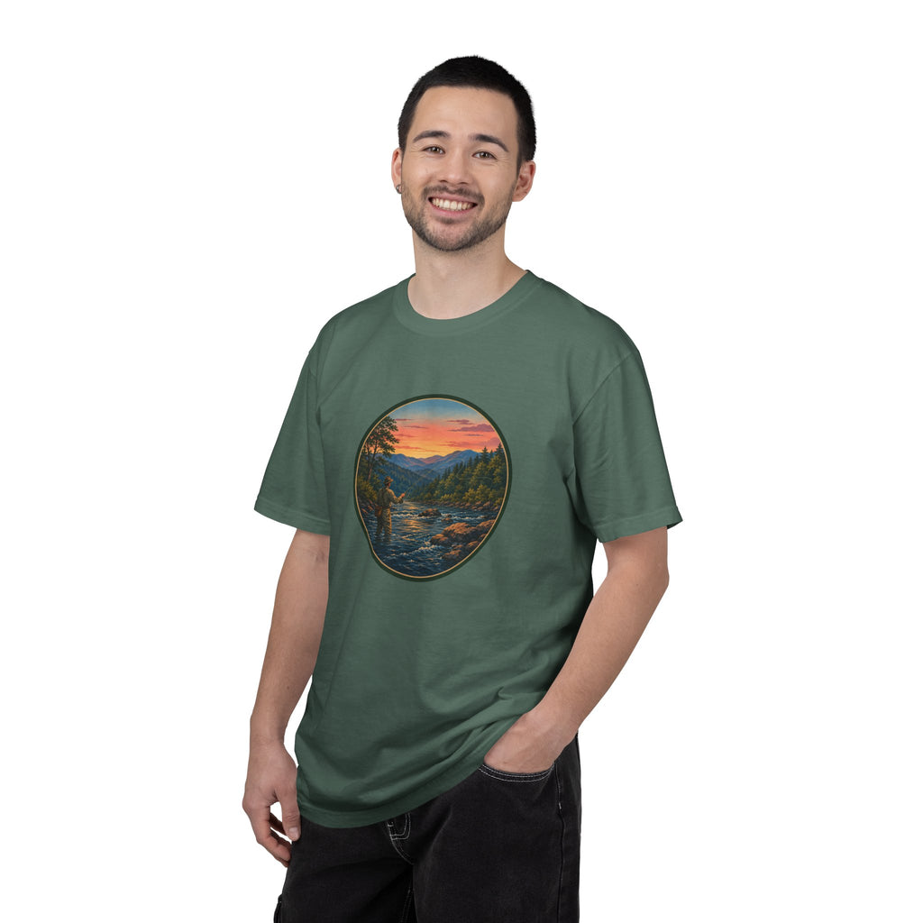 Sunset River Fly Fishing T-Shirt
