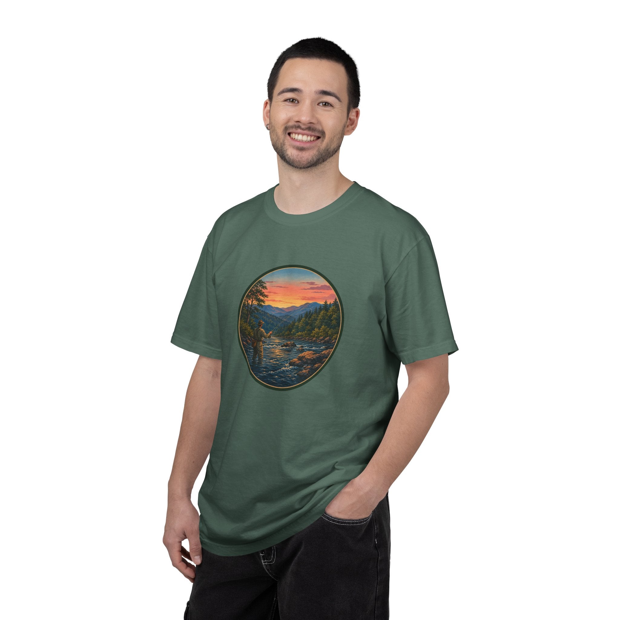 Sunset River Fly Fishing T-Shirt