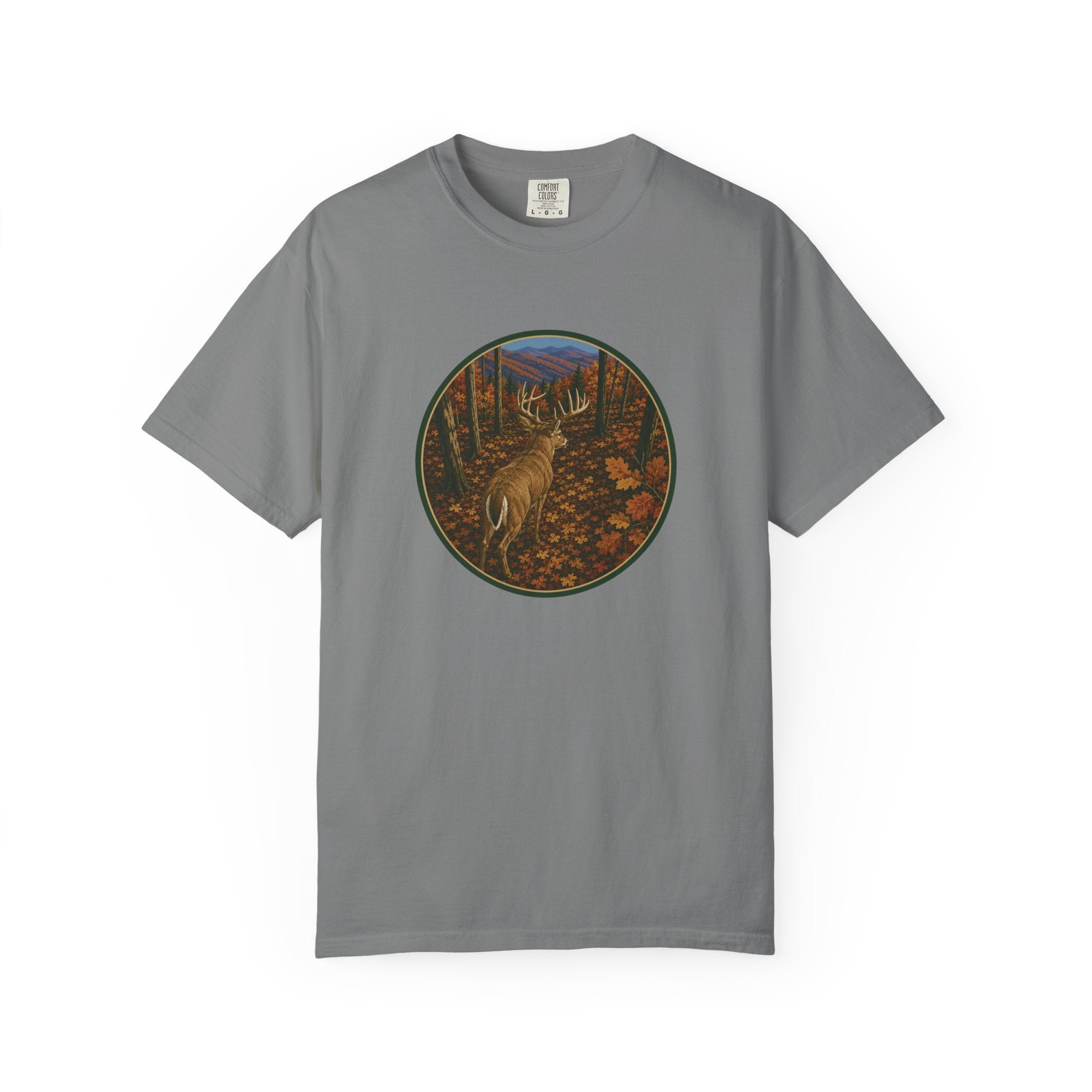 Trophy Whitetail Graphic T-Shirt — Buck in Rut Nature Tee