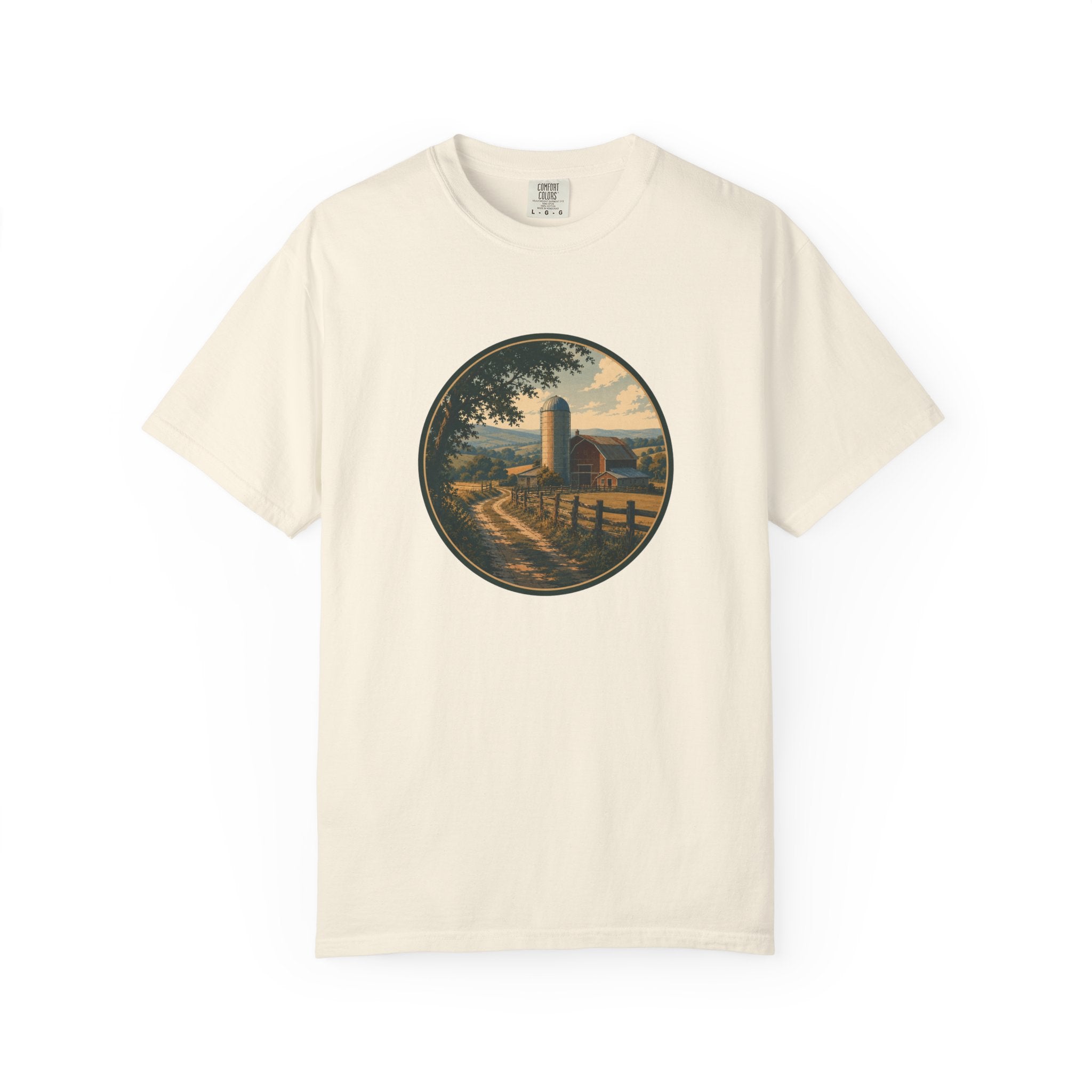 Barn and Farm Country T-Shirt - Vintage Farm Graphic