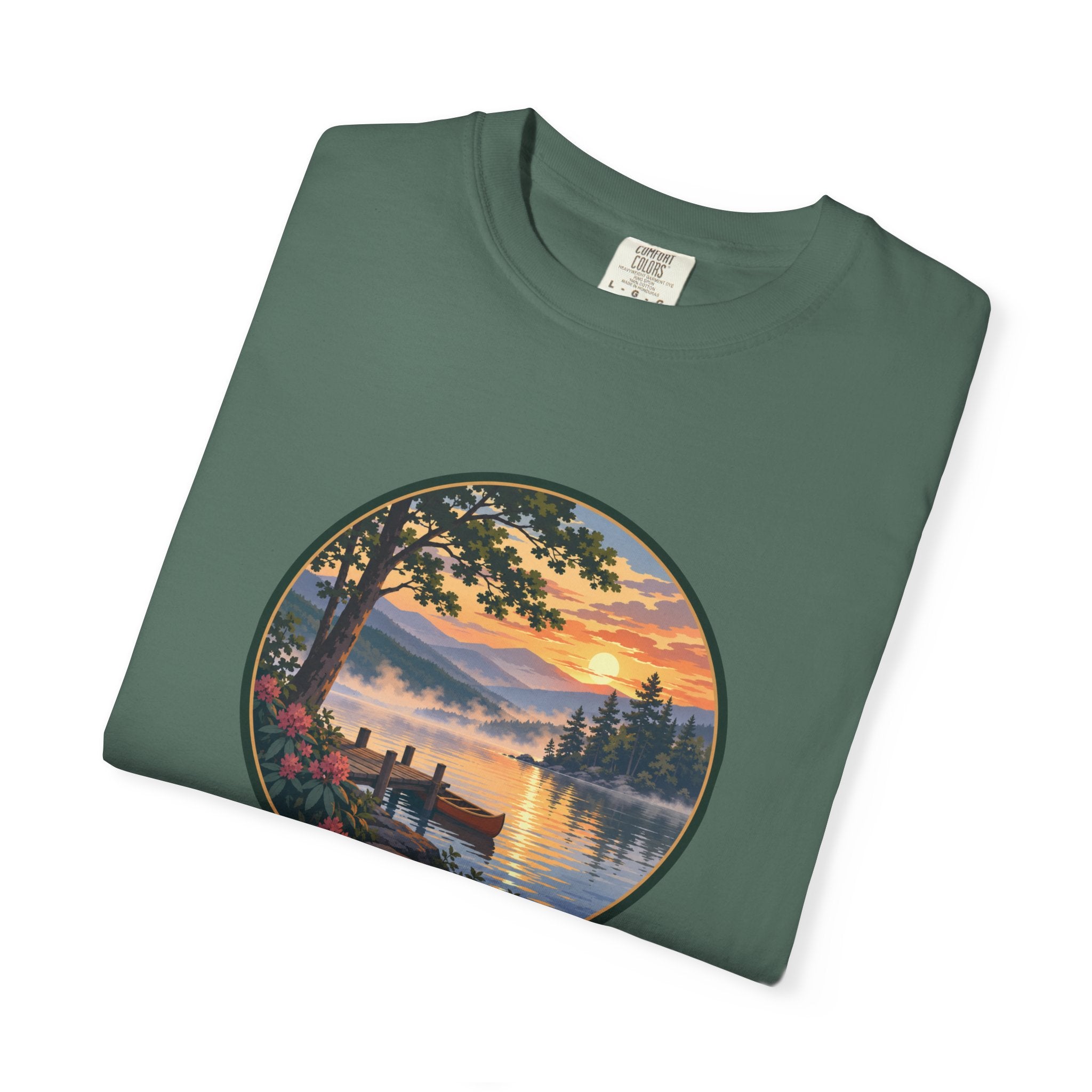 Scenic Lake Sunrise T-Shirt