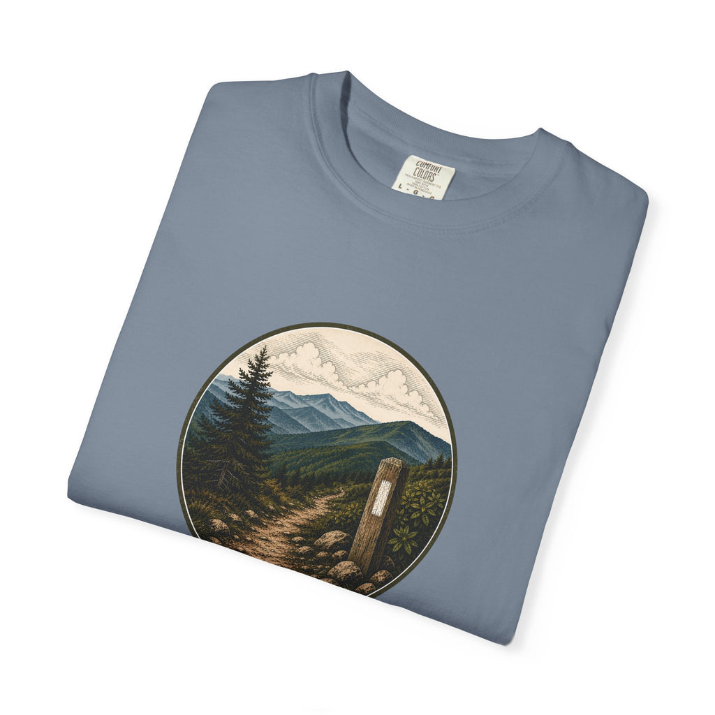 Trailside Scenic T-Shirt — Mountain Path Graphic