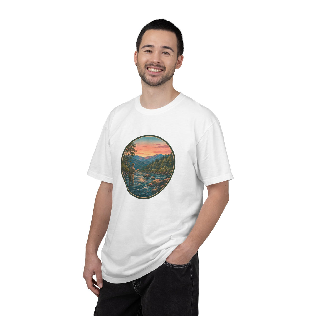 Sunset River Fly Fishing T-Shirt