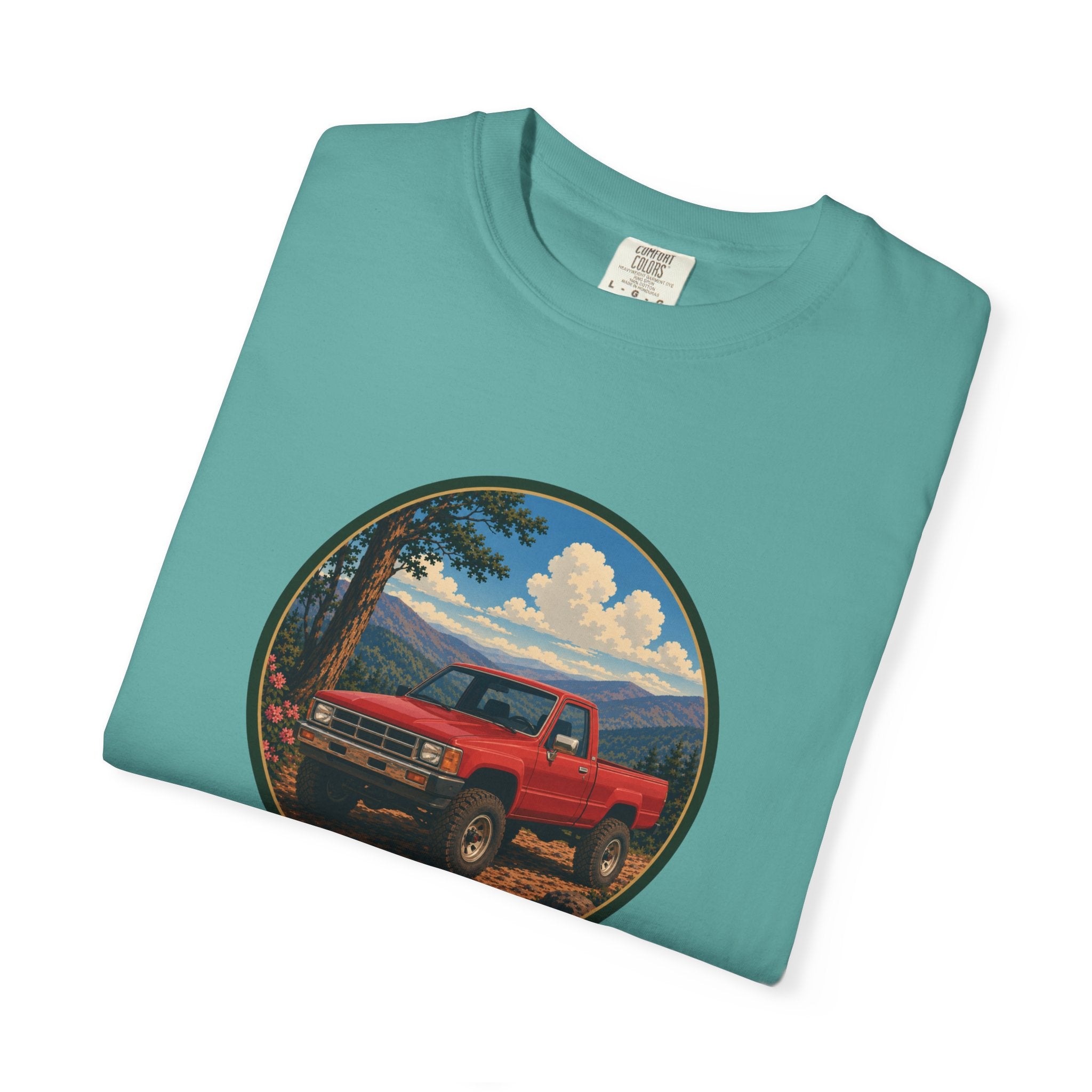 Adventure Truck T-Shirt — Vintage Red 4x4 Off-Road Graphic Tee
