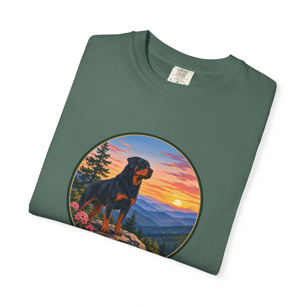 Rottweiler Mountain Sunset T-Shirt