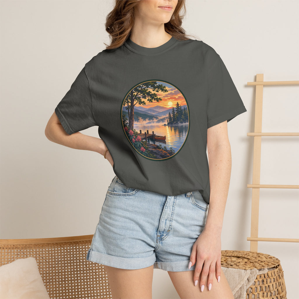 Scenic Lake Sunrise T-Shirt