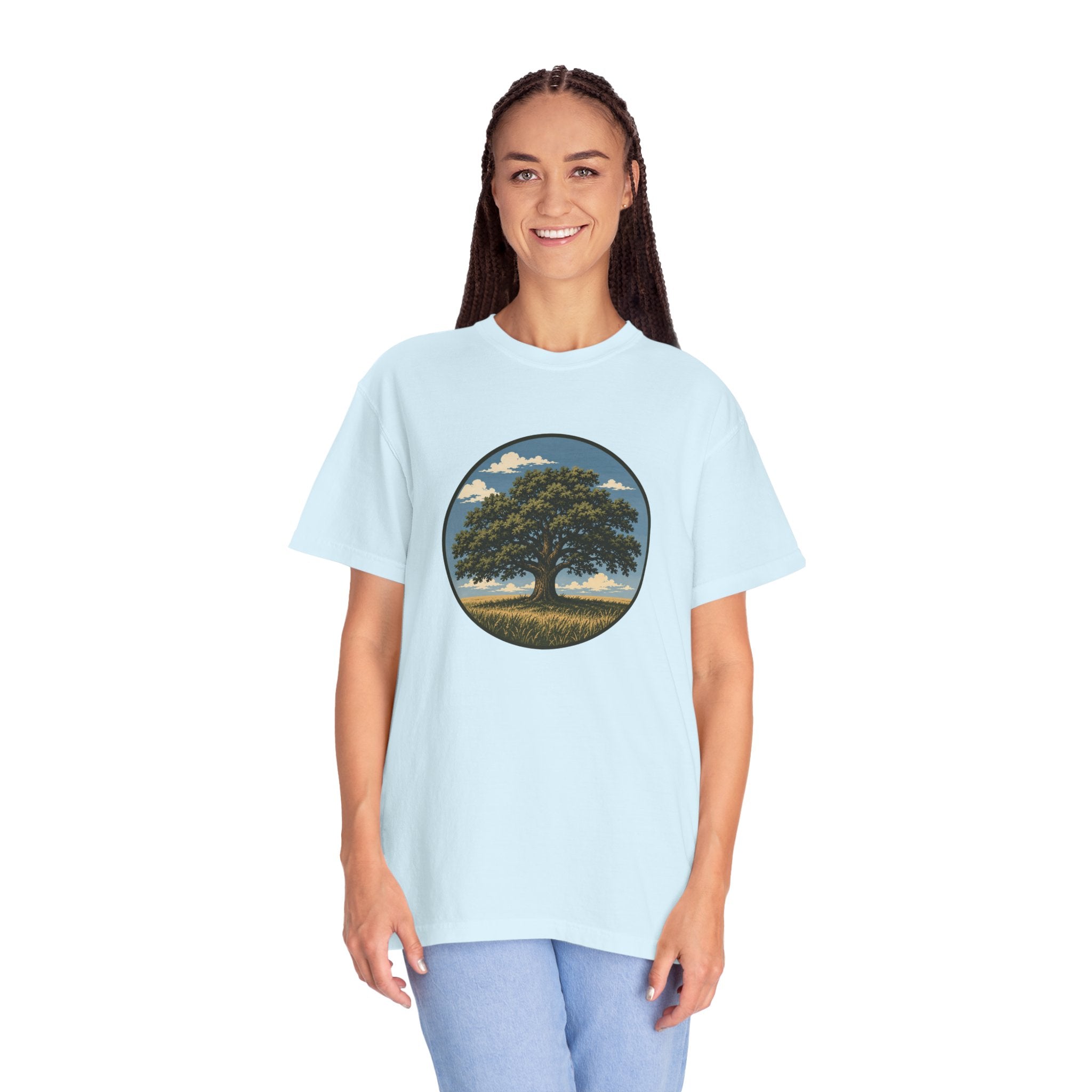 Tree of Life T-Shirt — Vintage Oak Landscape Graphic Tee