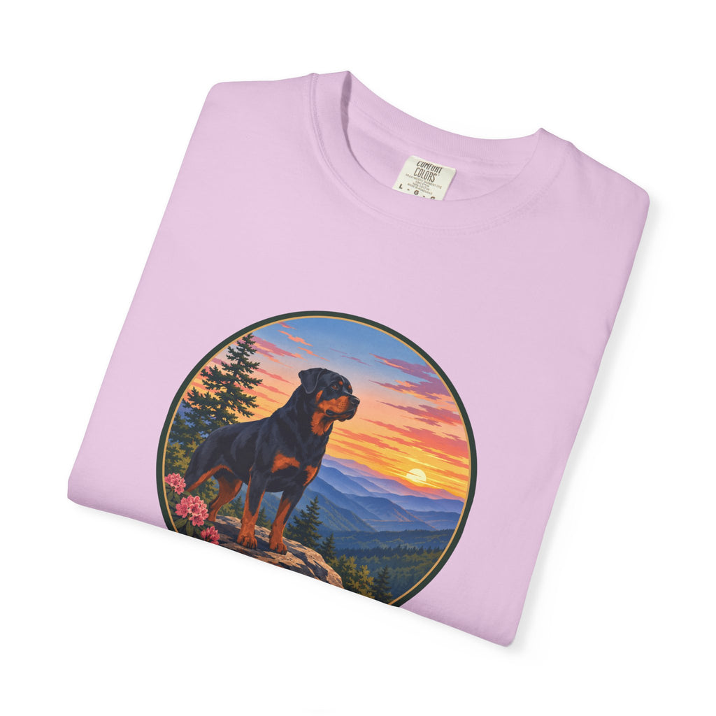 Rottweiler Mountain Sunset T-Shirt