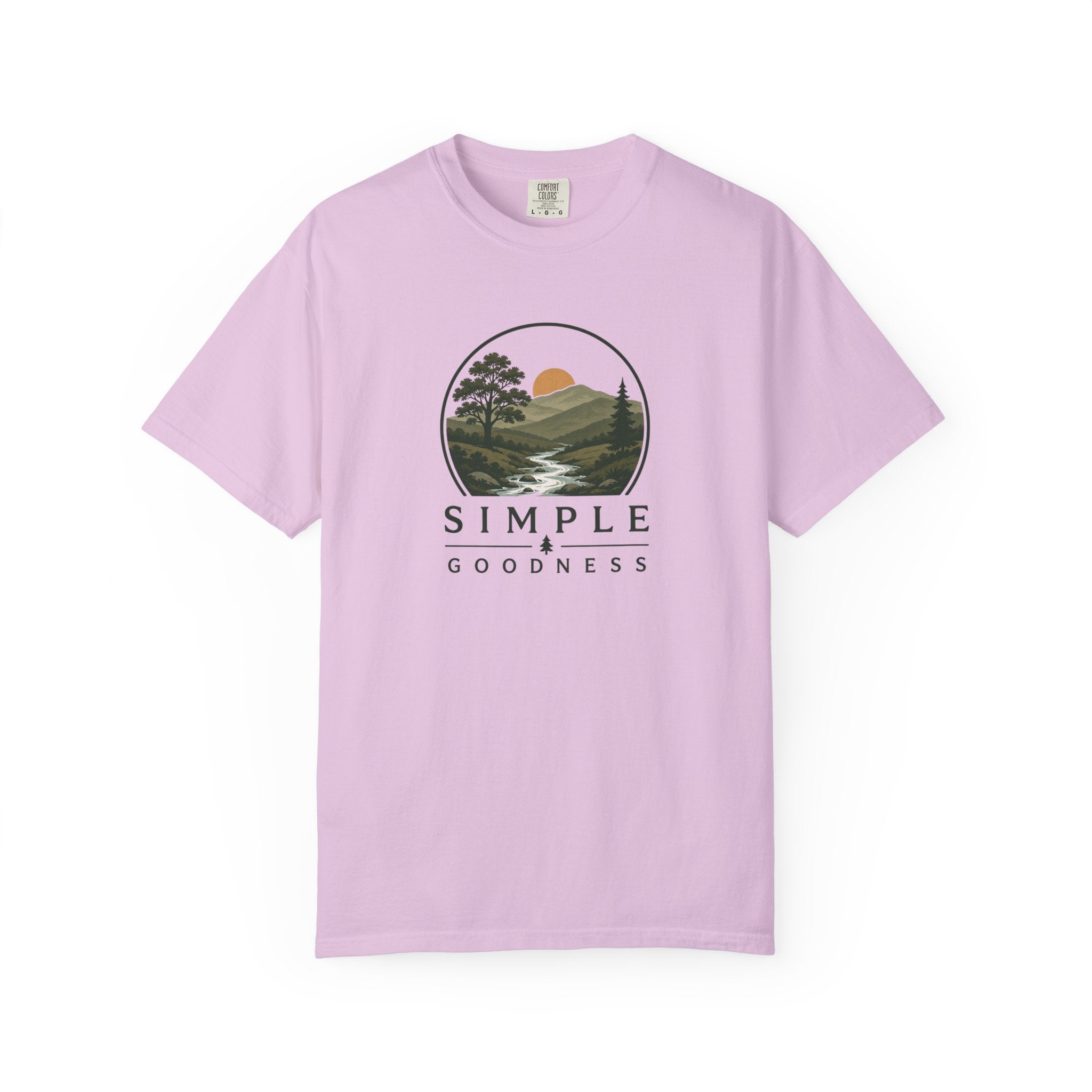 Simple Goodness Logo T-Shirt — Nature Landscape Graphic Tee