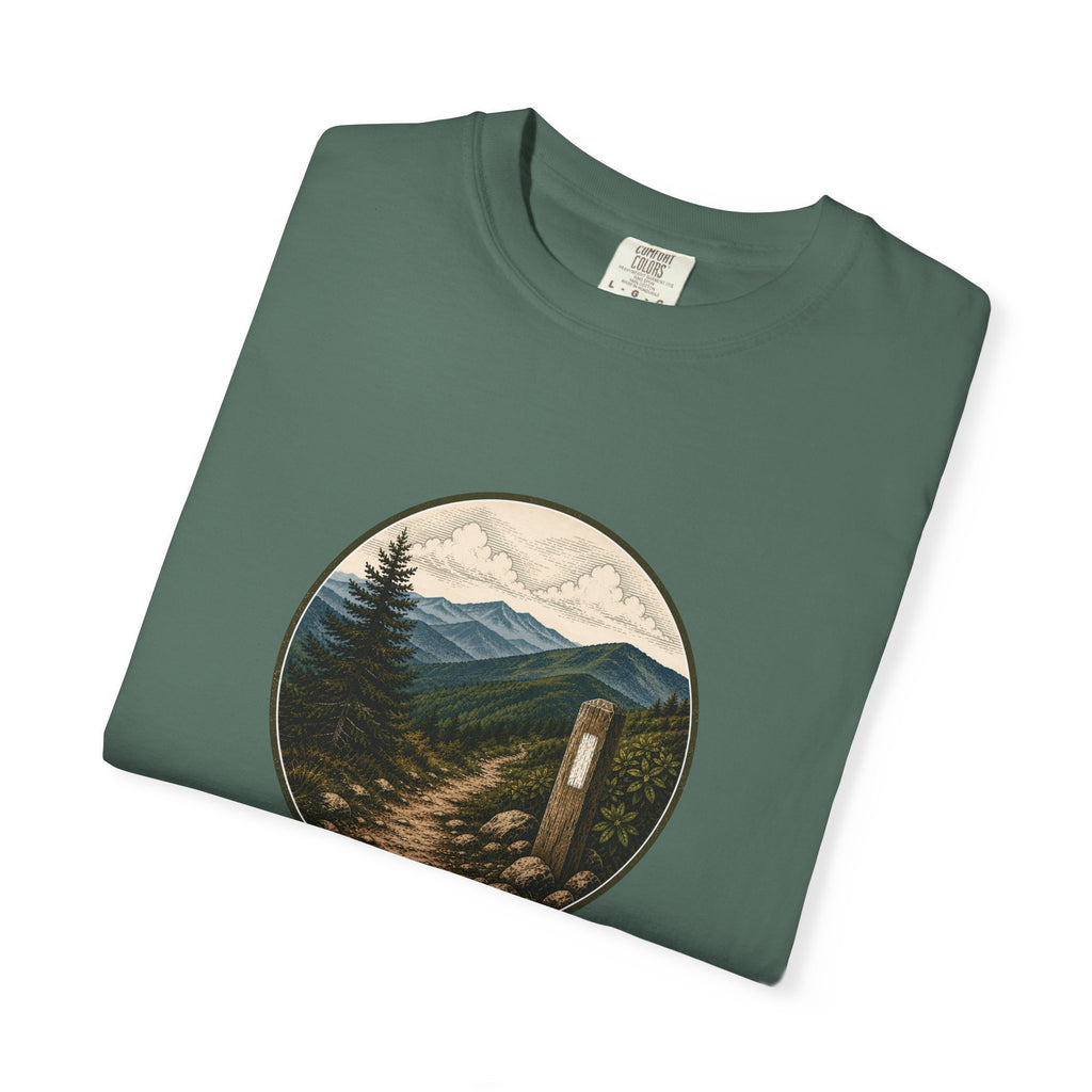 Trailside Scenic T-Shirt — Mountain Path Graphic