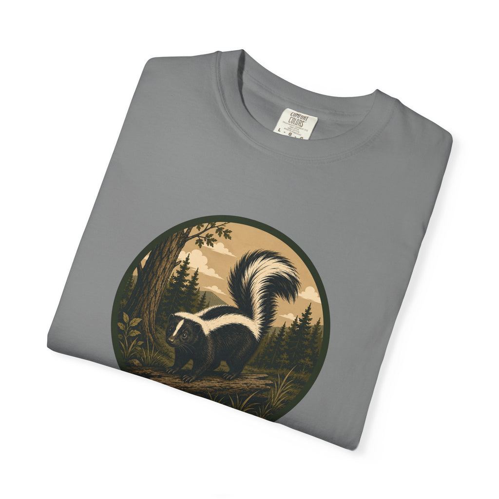 Skunk Forest T-Shirt — Vintage Woodland Wildlife Tee