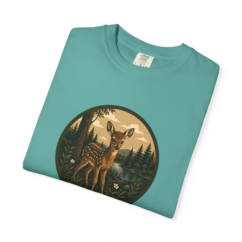 Fawn Forest Tee — Vintage Woodland Deer T-Shirt