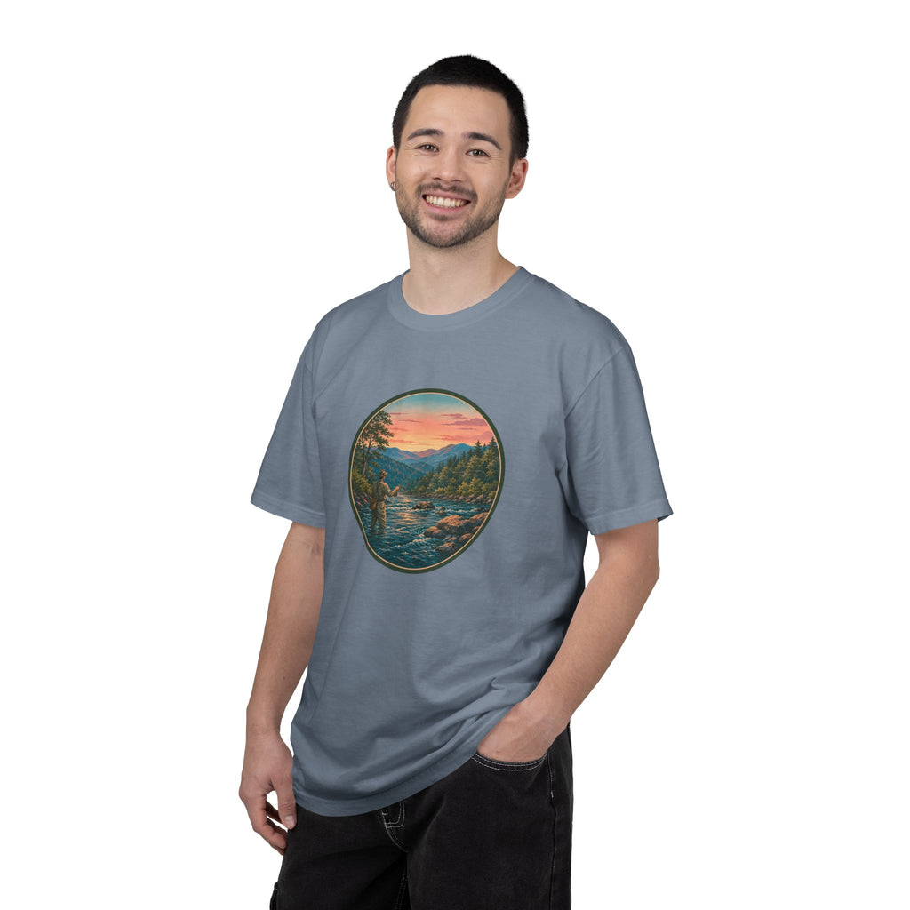 Sunset River Fly Fishing T-Shirt