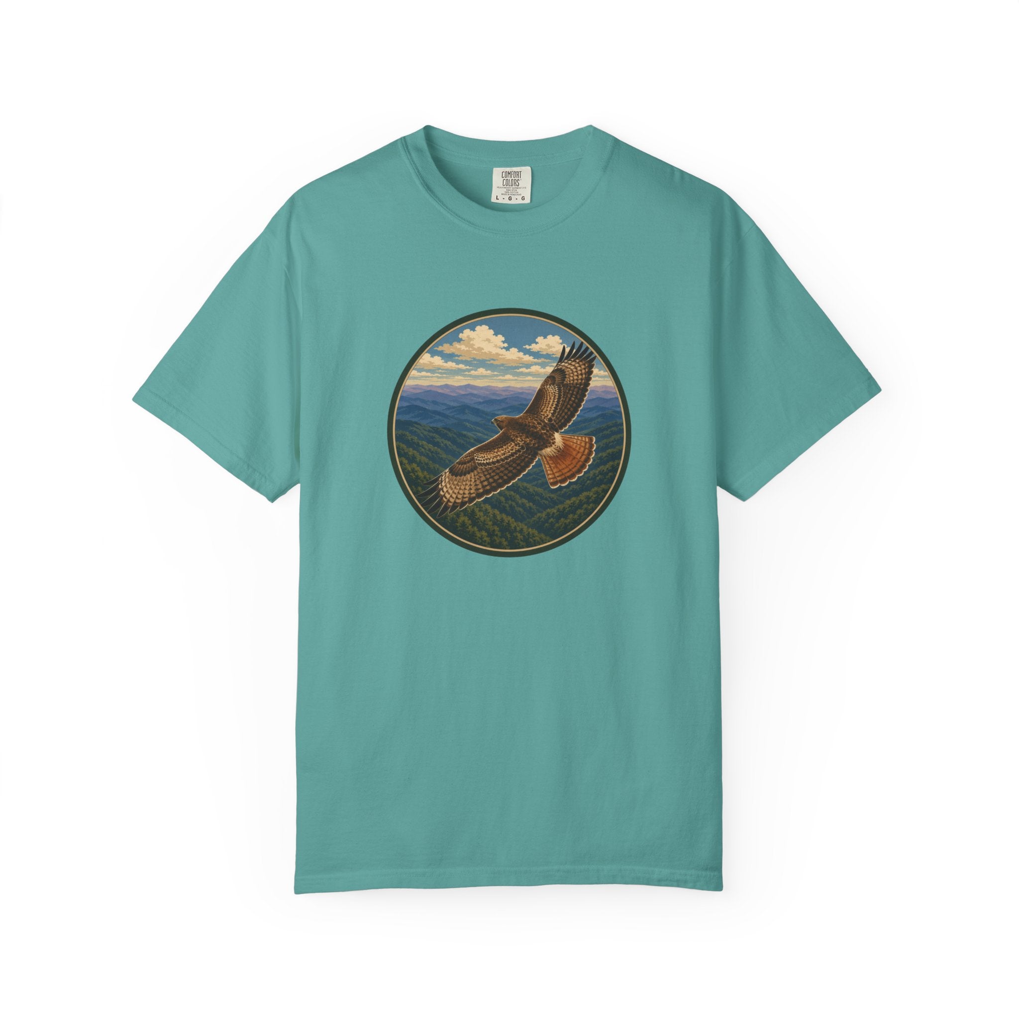 Soaring Hawk T-Shirt — Mountain Flight Graphic Tee