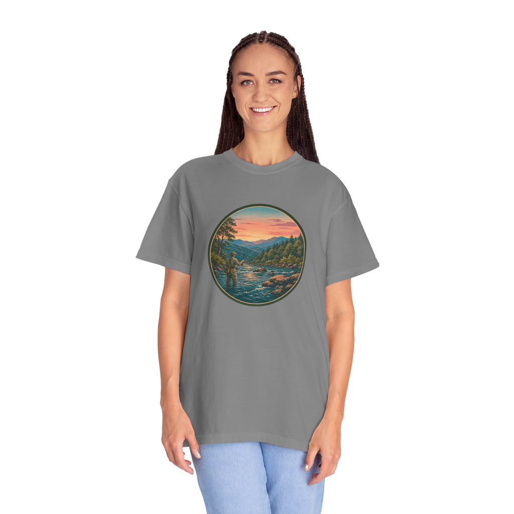 Sunset River Fly Fishing T-Shirt