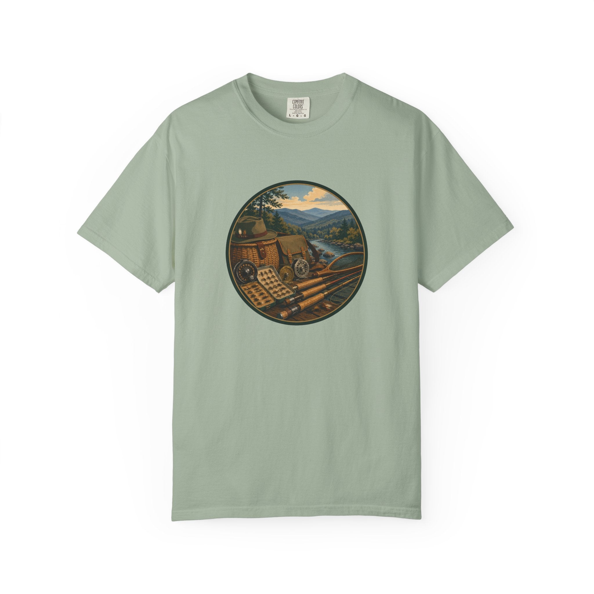 Vintage Fly Fishing T-Shirt — Retro Outdoors Graphic Tee