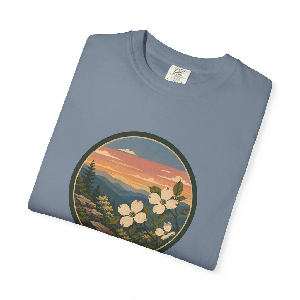 Scenic Dogwood Bloom Sunset T-Shirt