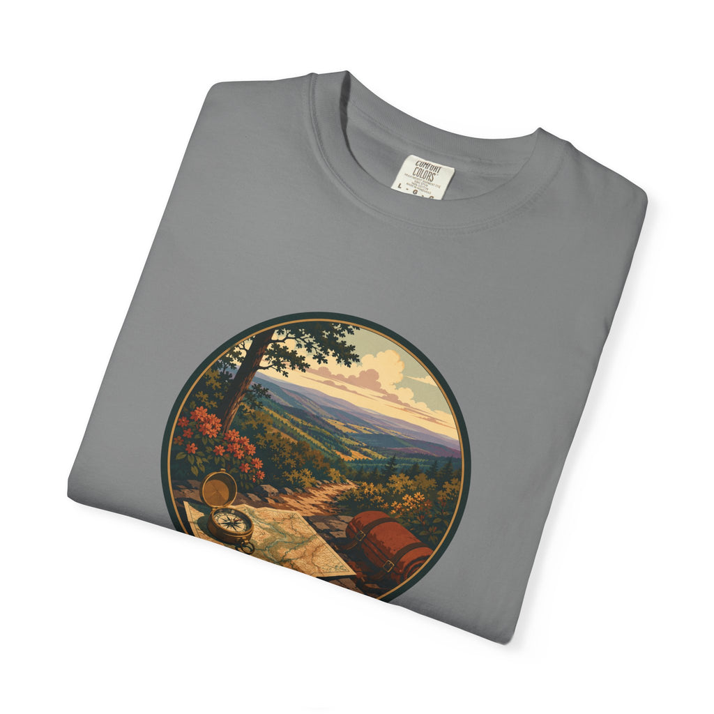 Backpacking Trail Tee - Scenic Mountain Vista T-Shirt
