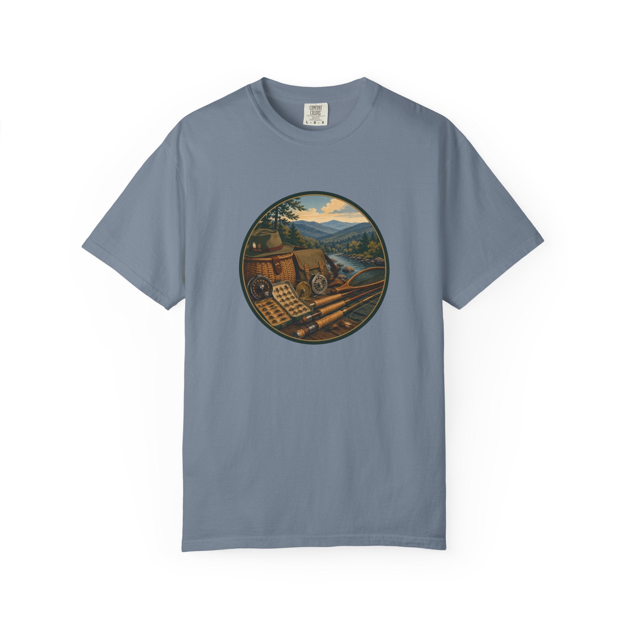 Vintage Fly Fishing T-Shirt — Retro Outdoors Graphic Tee