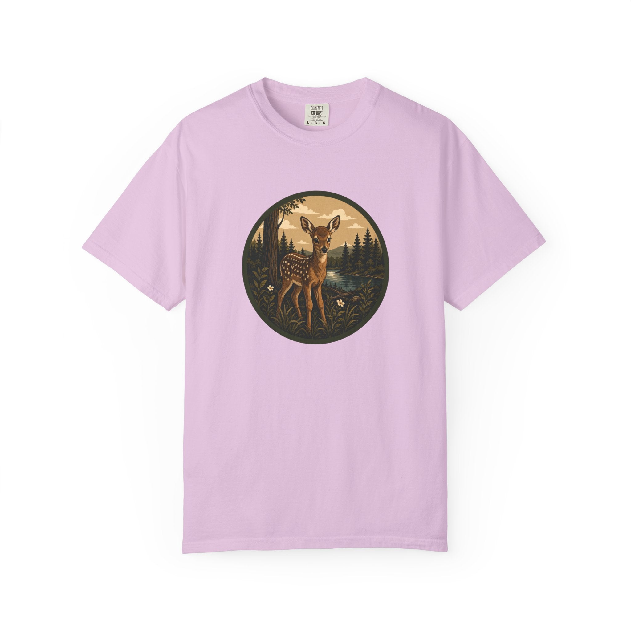 Fawn Forest Tee — Vintage Woodland Deer T-Shirt