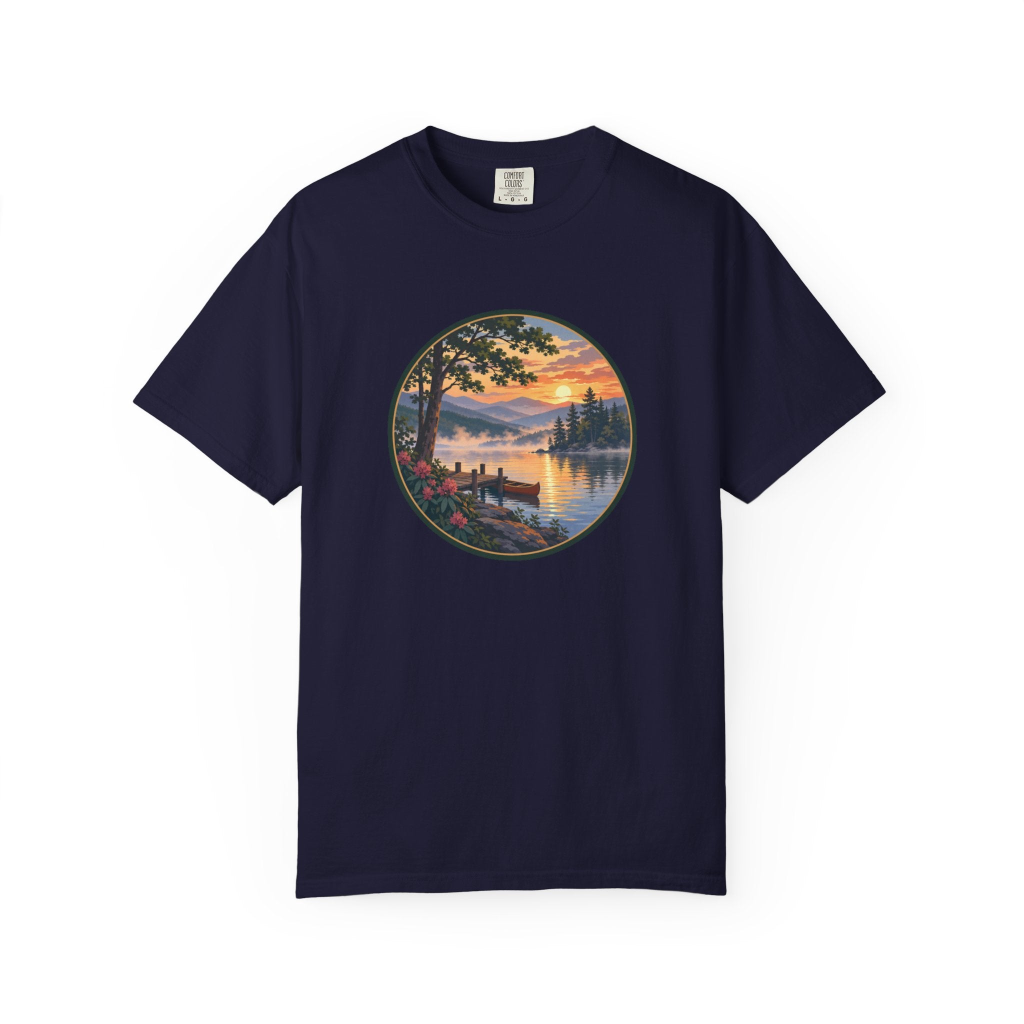 Scenic Lake Sunrise T-Shirt
