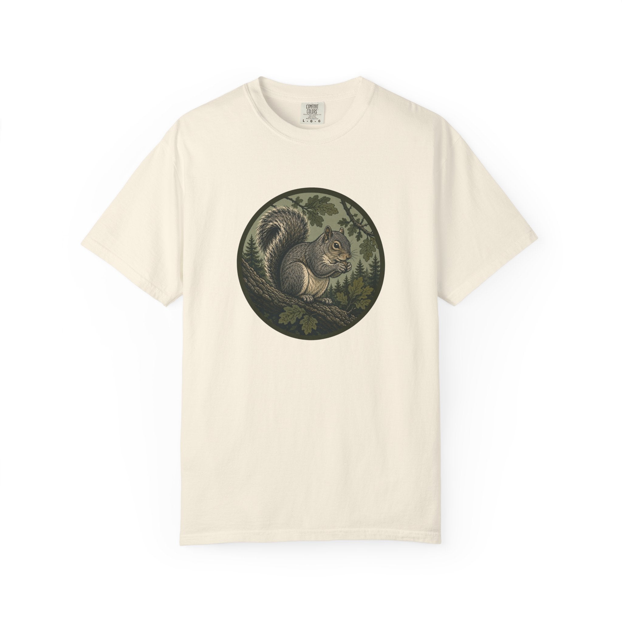 Squirrel Circle Graphic T-Shirt
