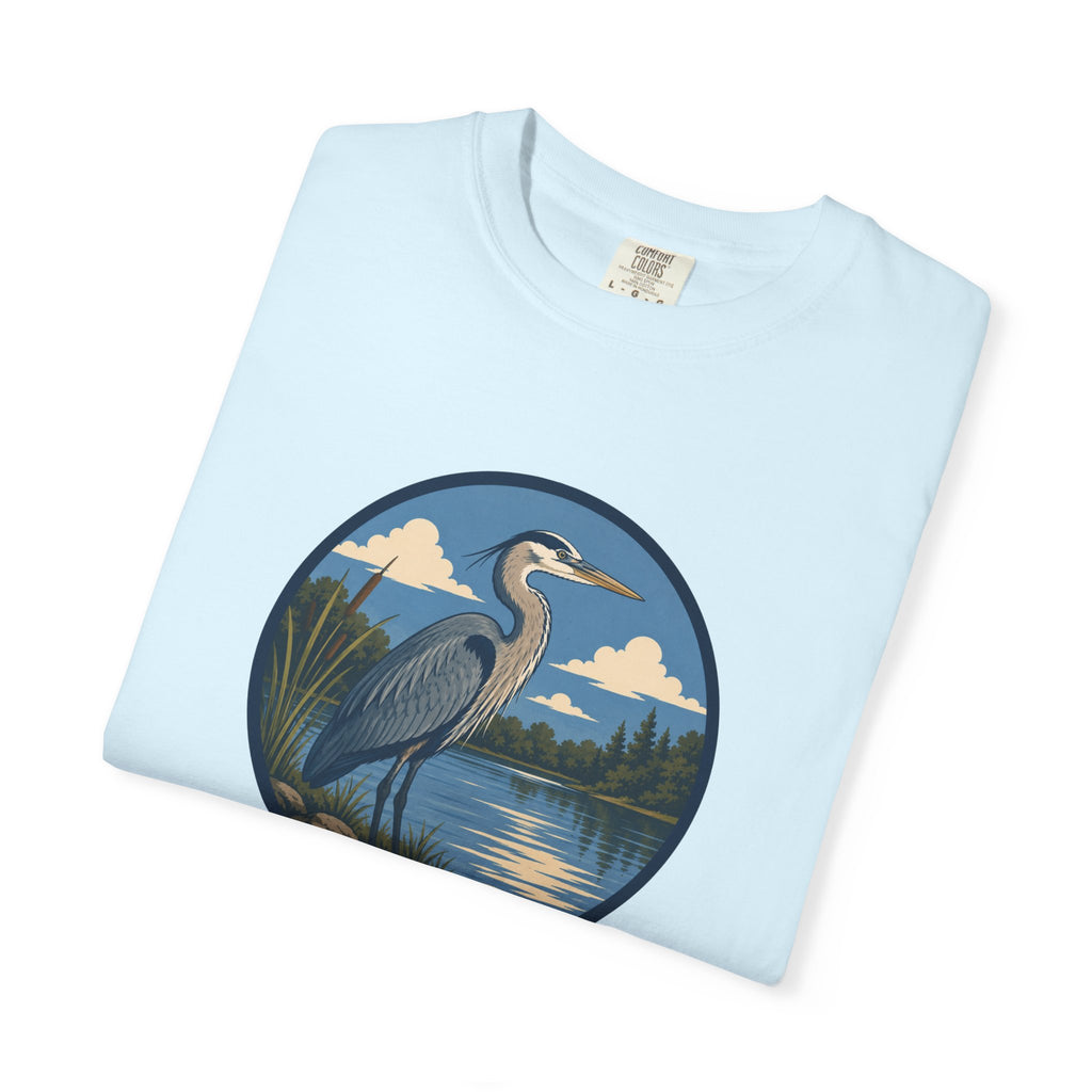 Heron Lake T-Shirt — Scenic Wildlife Nature Tee
