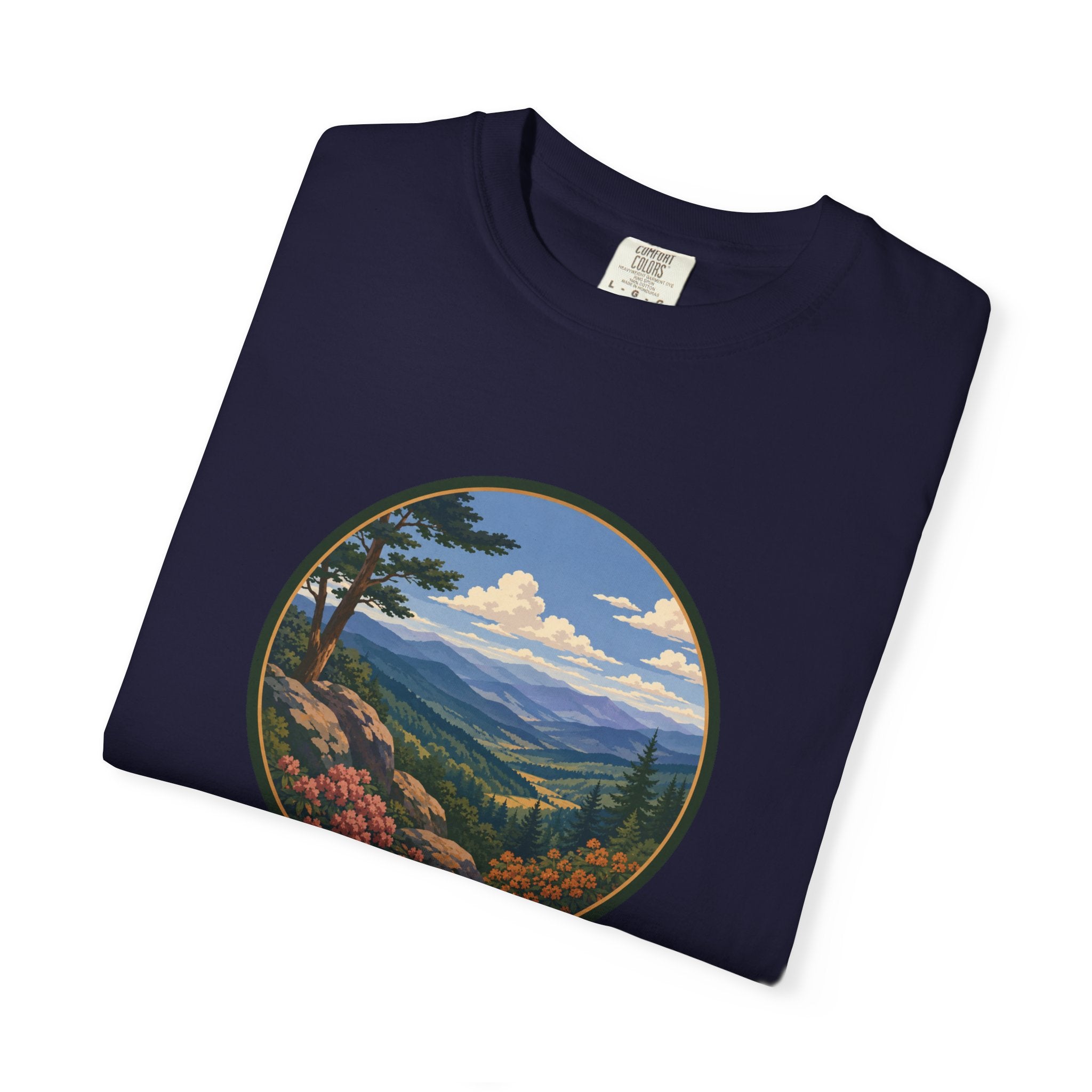 Beautiful Blue Ridge Mountain T-Shirt — Scenic Mountain Landscape Graphic Tee