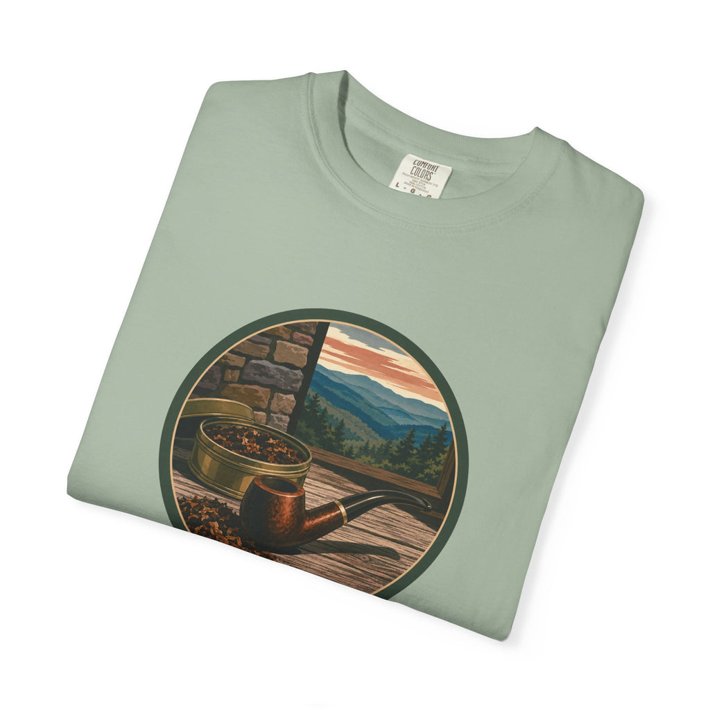 Vintage Tobacco Pipe Circle T-Shirt