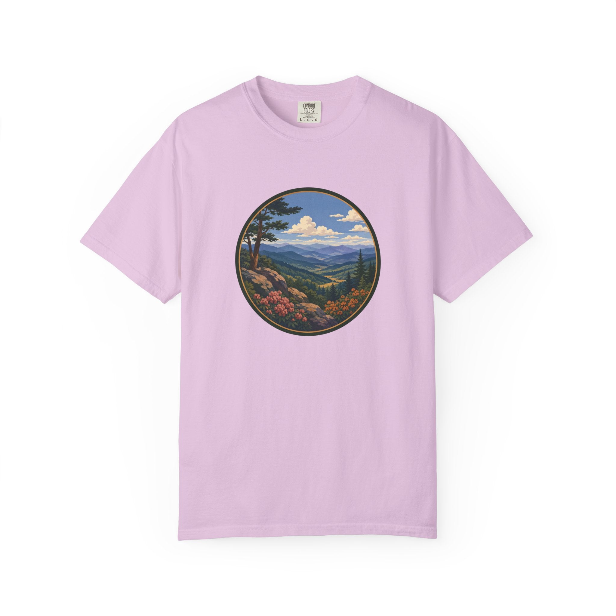 Beautiful Blue Ridge Mountain T-Shirt — Scenic Mountain Landscape Graphic Tee