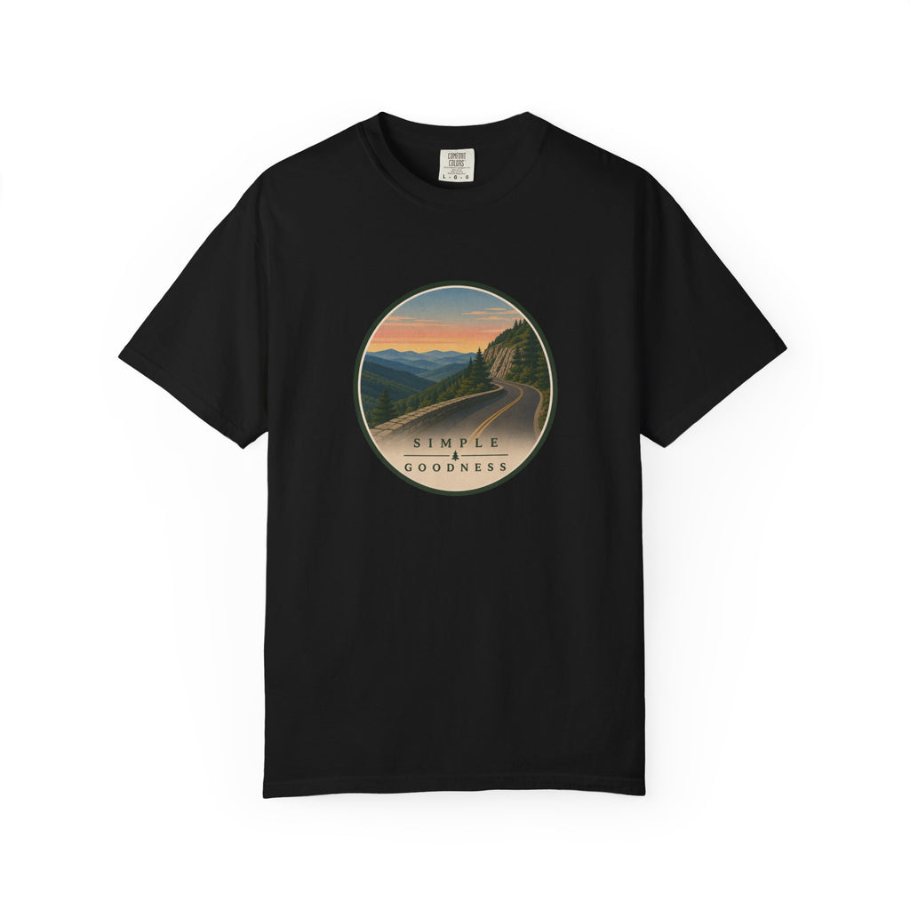 Scenic Sunset Road T-Shirt — Simple Goodness Graphic Tee