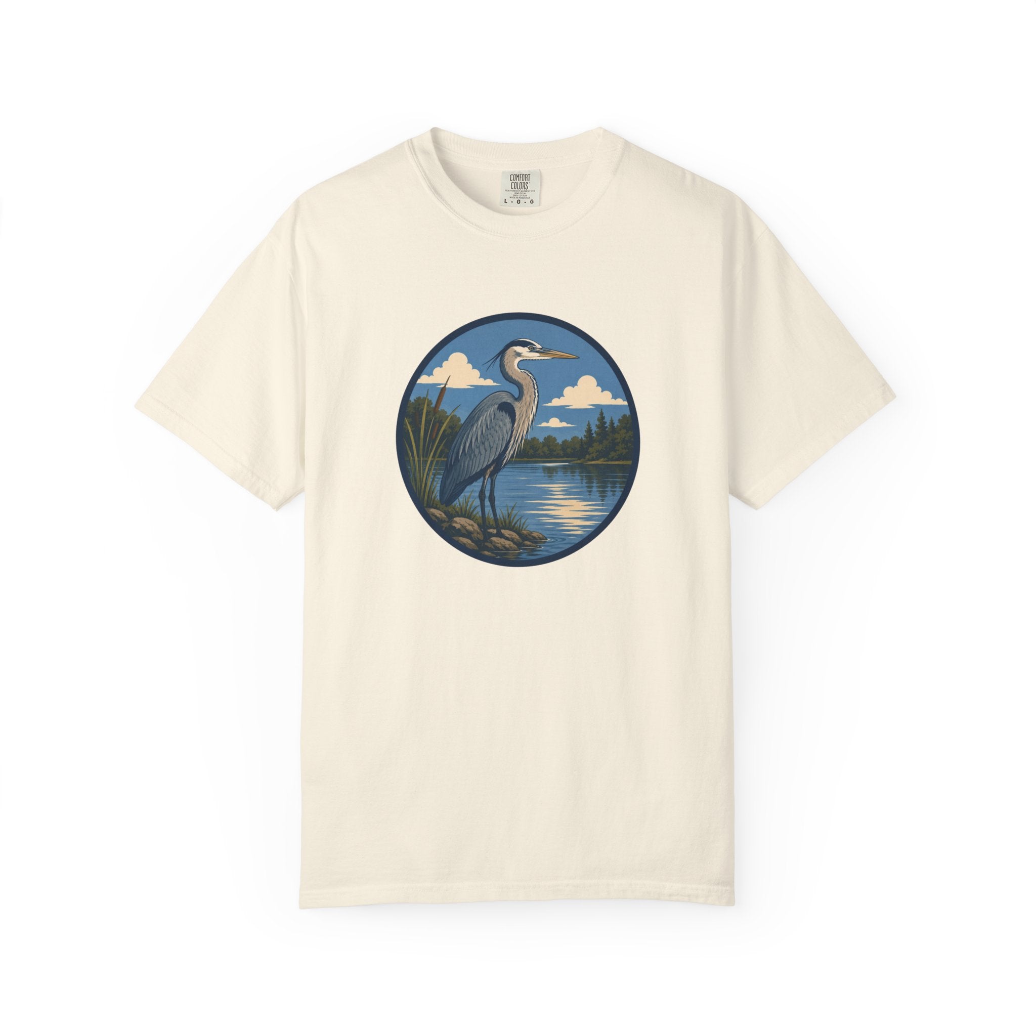 Heron Lake T-Shirt — Scenic Wildlife Nature Tee