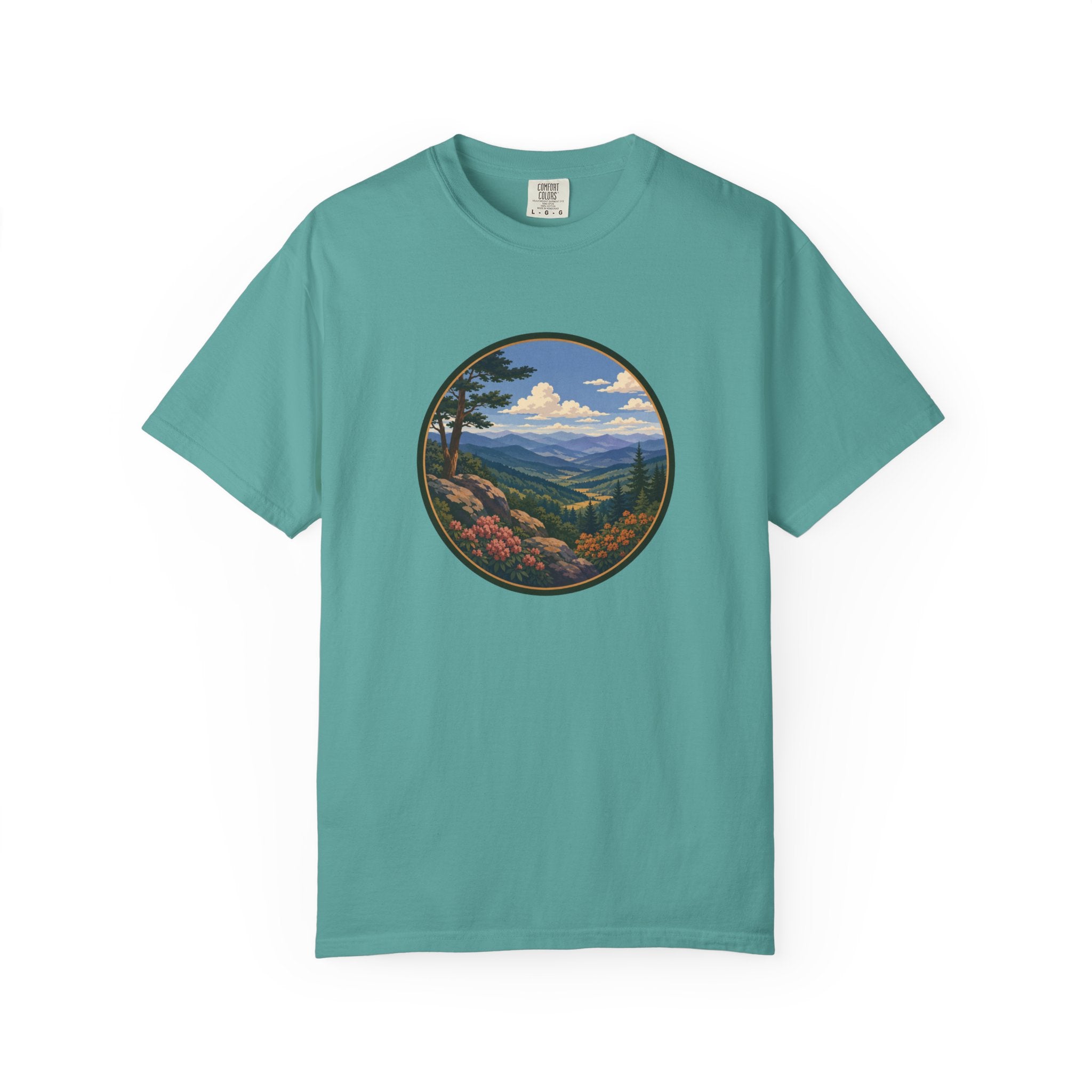 Beautiful Blue Ridge Mountain T-Shirt — Scenic Mountain Landscape Graphic Tee