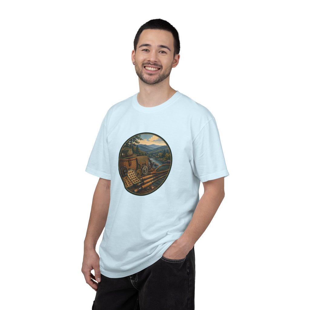 Vintage Fly Fishing T-Shirt — Retro Outdoors Graphic Tee